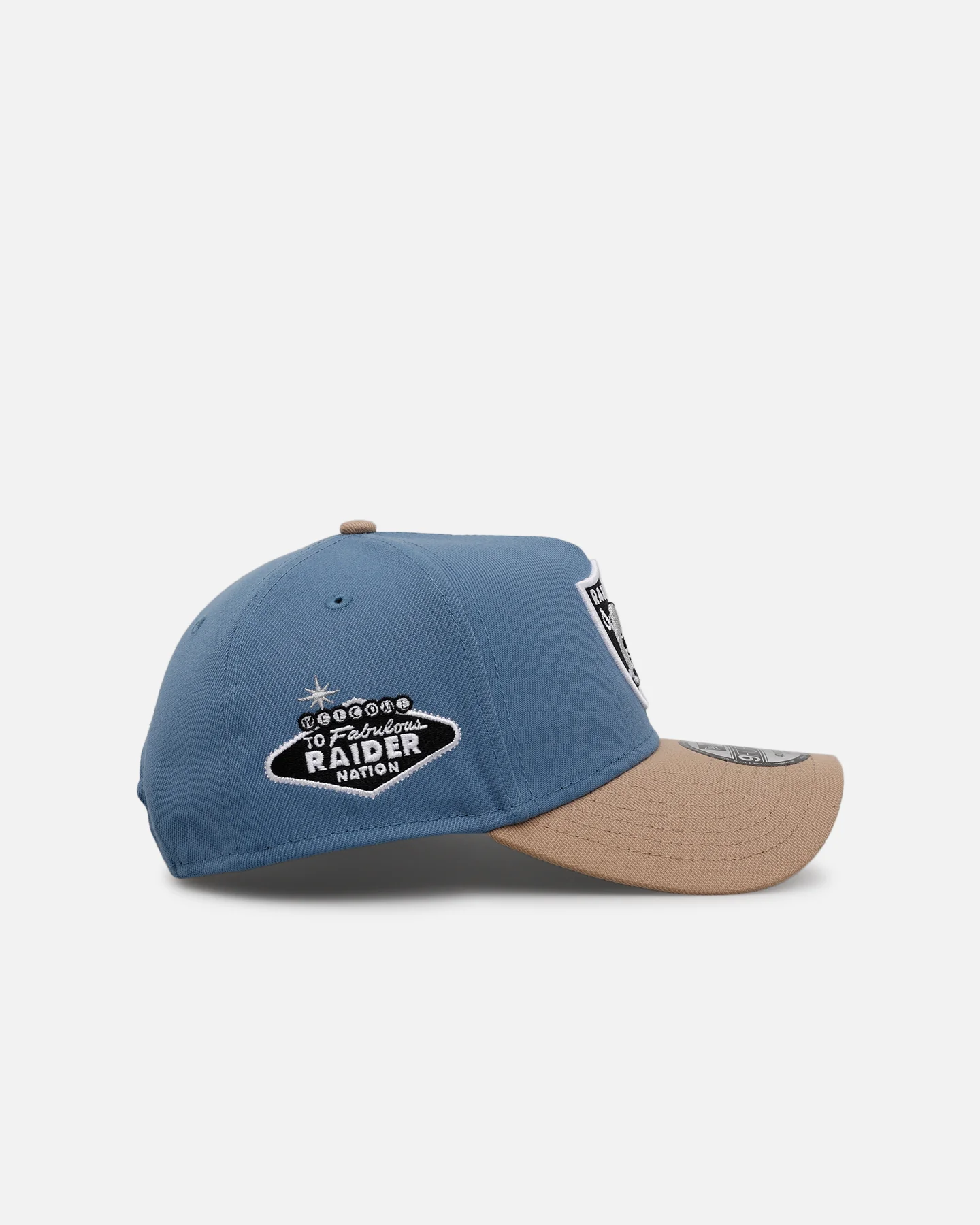 New Era Las Vegas Raiders 'Easy Breezy' 9FORTY A-Frame Snapback Blue/Tan - Image 3