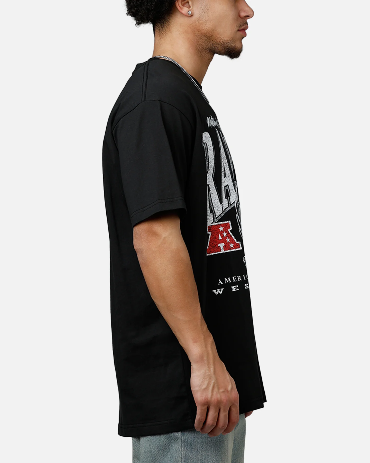 New Era Las Vegas Raiders Essentials Boxy T-Shirt Black - Image 4
