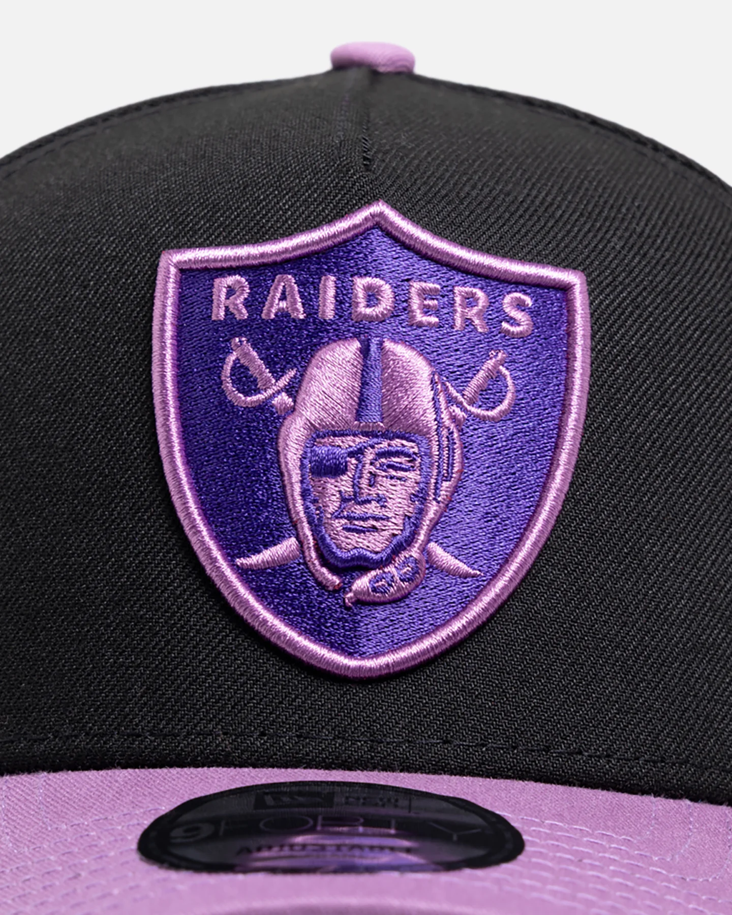 New Era Las Vegas Raiders 'Jacaranda' 9FORTY A-Frame Snapback Pastel Purple - Image 5