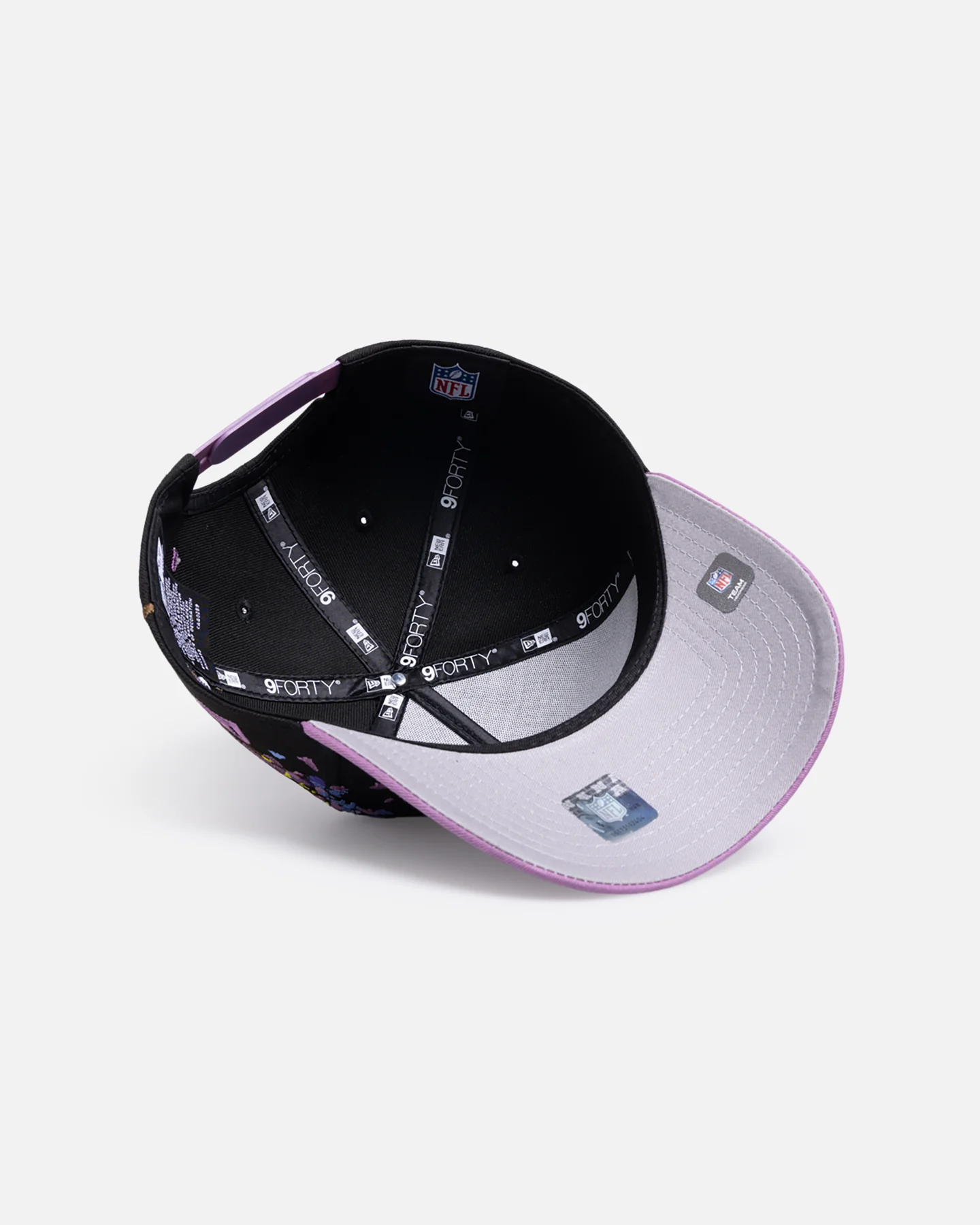 New Era Las Vegas Raiders 'Jacaranda' 9FORTY A-Frame Snapback Pastel Purple - Image 6