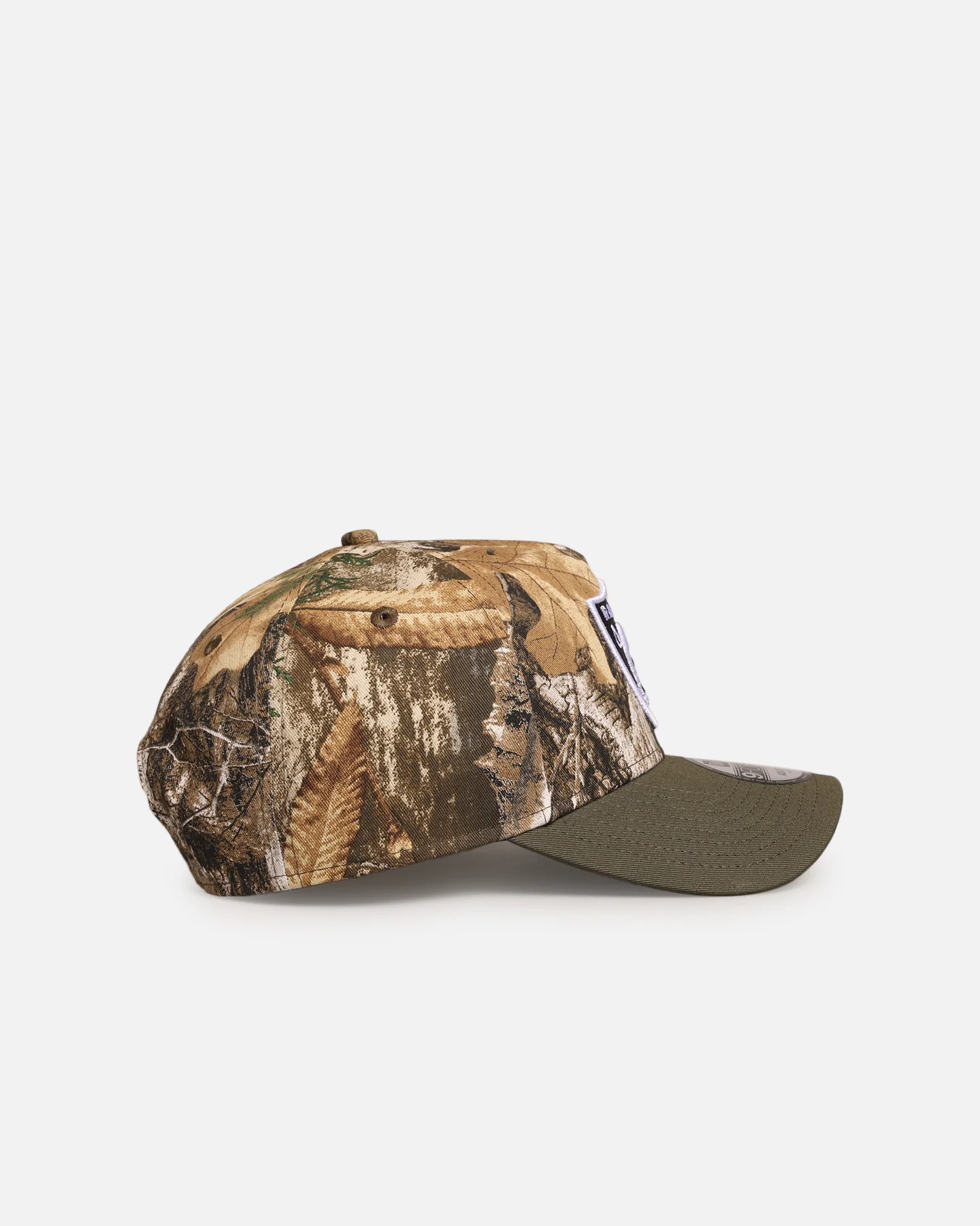 New Era Las Vegas Raiders 'NFL Season Kick Off' 9FORTY A-Frame Snapback Realtree/Olive - Image 3