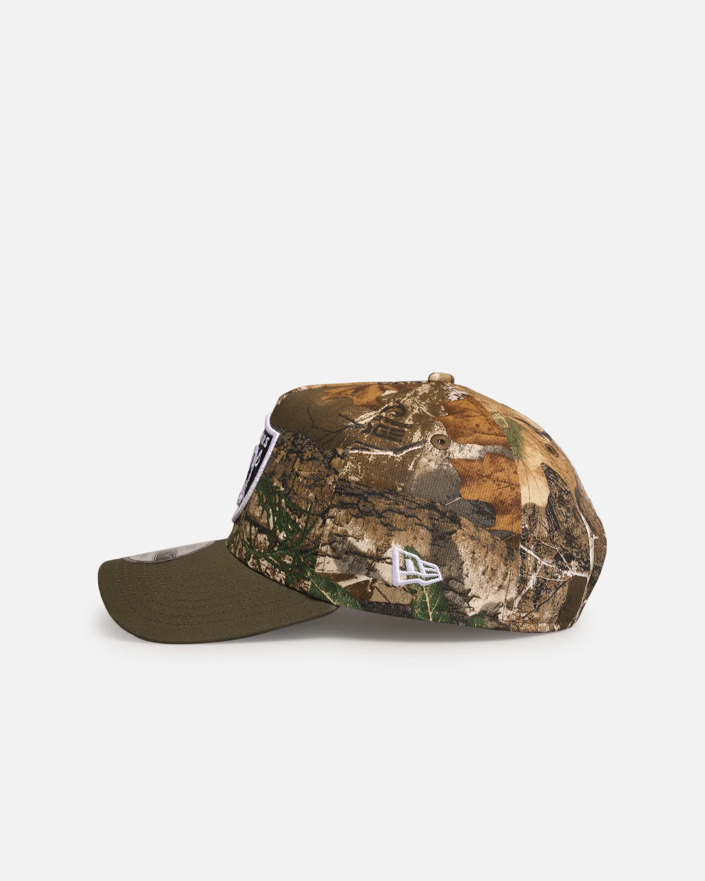 New Era Las Vegas Raiders 'NFL Season Kick Off' 9FORTY A-Frame Snapback Realtree/Olive - Image 4