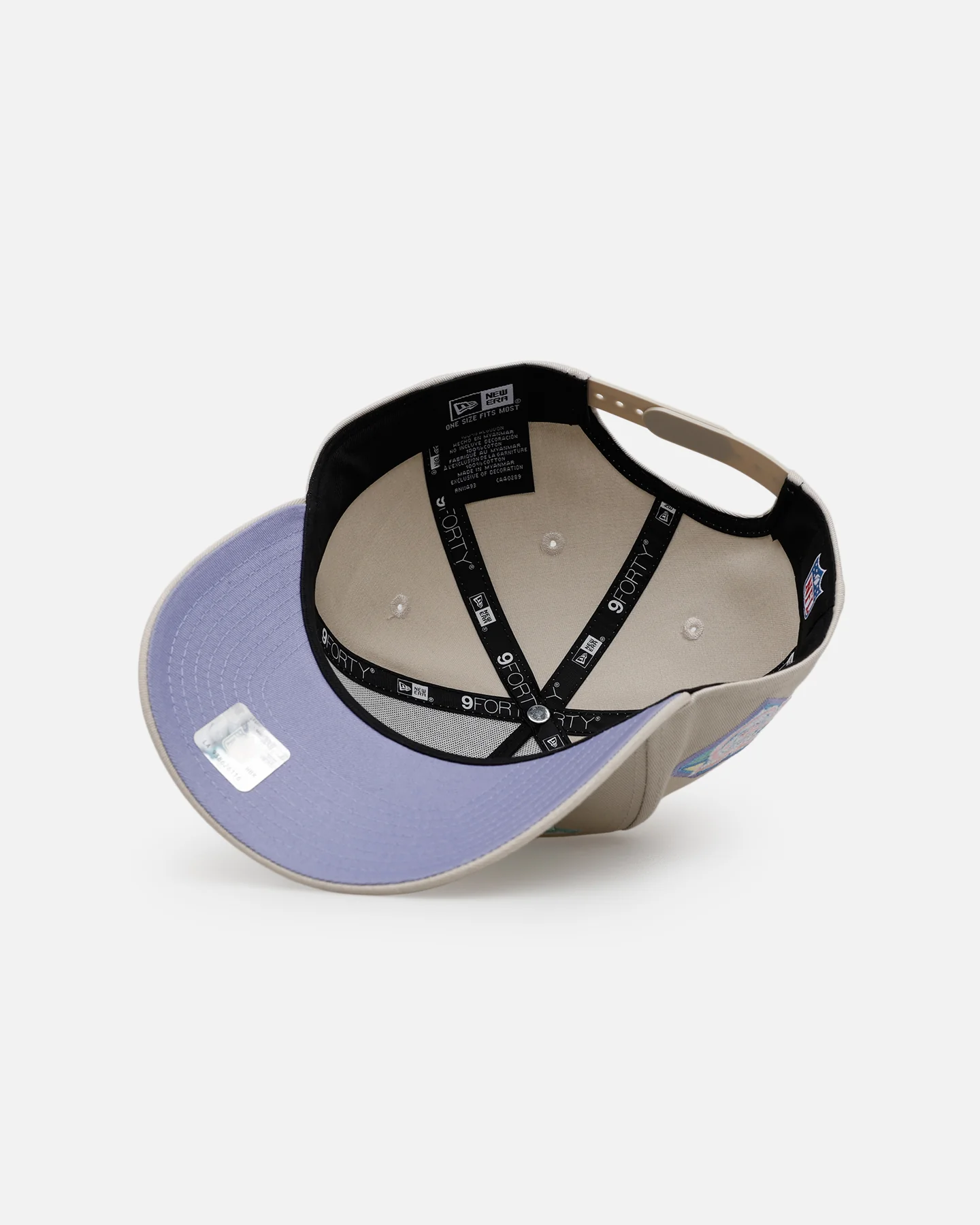New Era Las Vegas Raiders 'Pastel 2.0' 9FORTY A-Frame Snapback Stone - Image 6