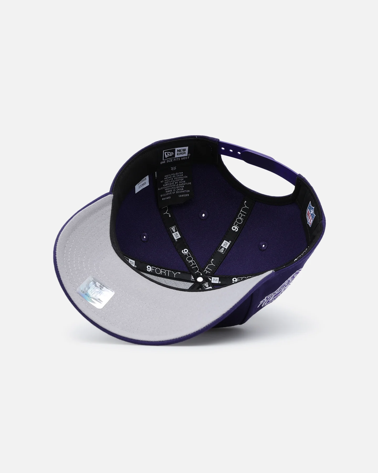 New Era Las Vegas Raiders 'Polychromatic' 9FORTY A-Frame Snapback Purple - Image 6