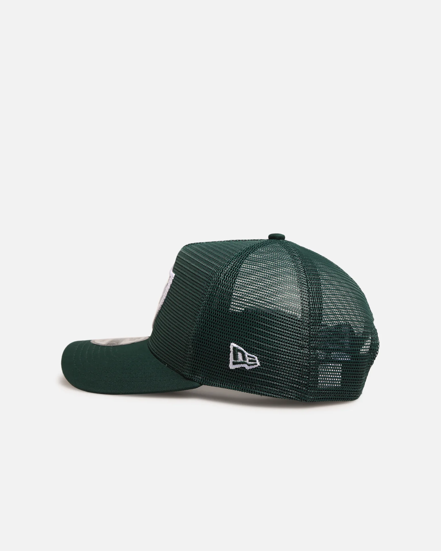 New Era Las Vegas Raiders 'Polychromatic Mesh' 9FORTY A-Frame Snapback Dark Green/White - Image 4