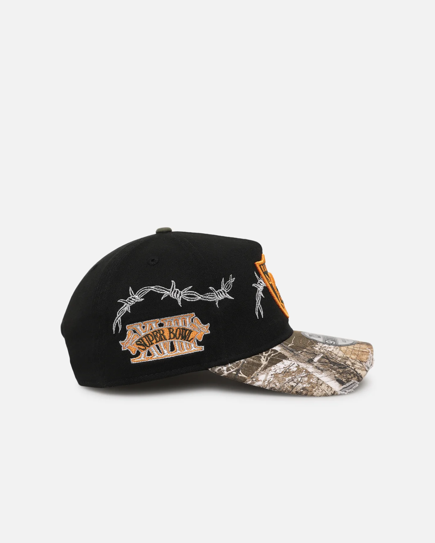 New Era Las Vegas Raiders 'Realtree Grit 2.0' 9FORTY A-Frame Snapback Black/Green/Orange - Image 3