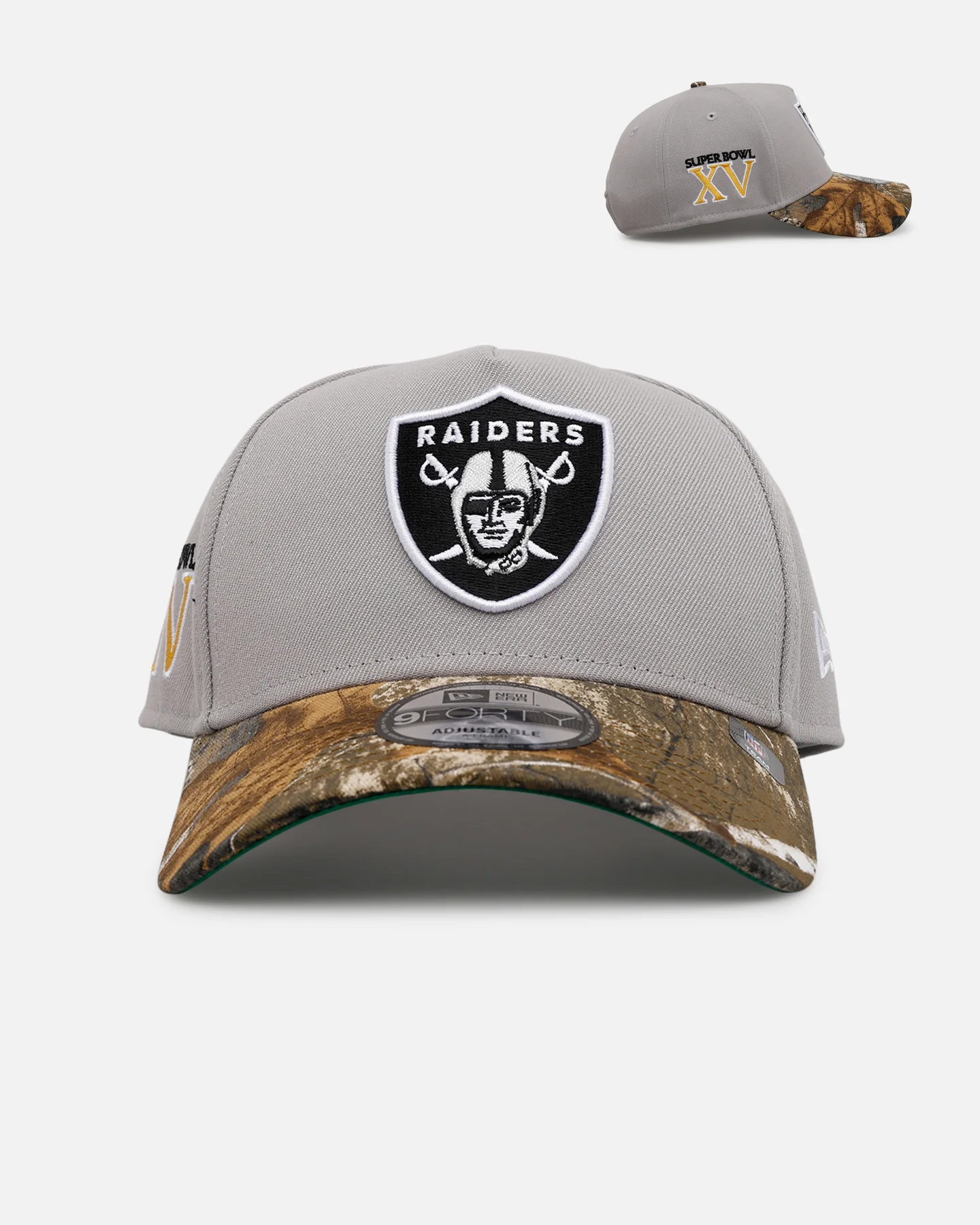 New Era Las Vegas Raiders 'Realtree Visor' 9FORTY A-Frame Snapback Official Team Color