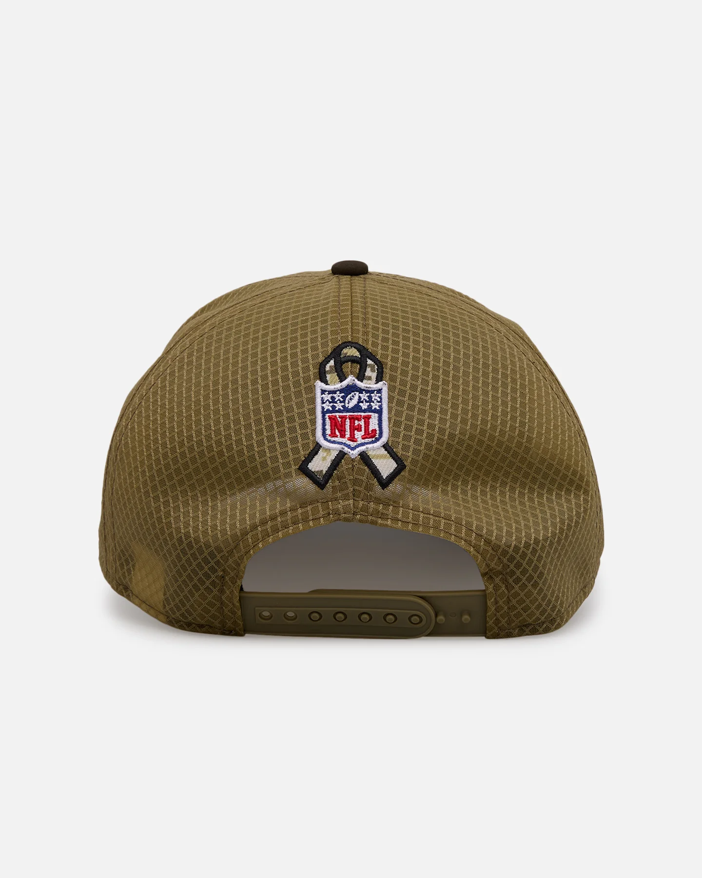 New Era Las Vegas Raiders 'Salute' 9SEVENTY Snapback Olive - Image 2
