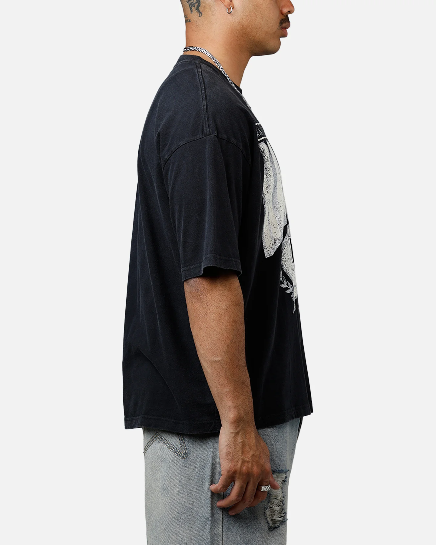 New Era Las Vegas Raiders Throwback T-Shirt Black - Image 4