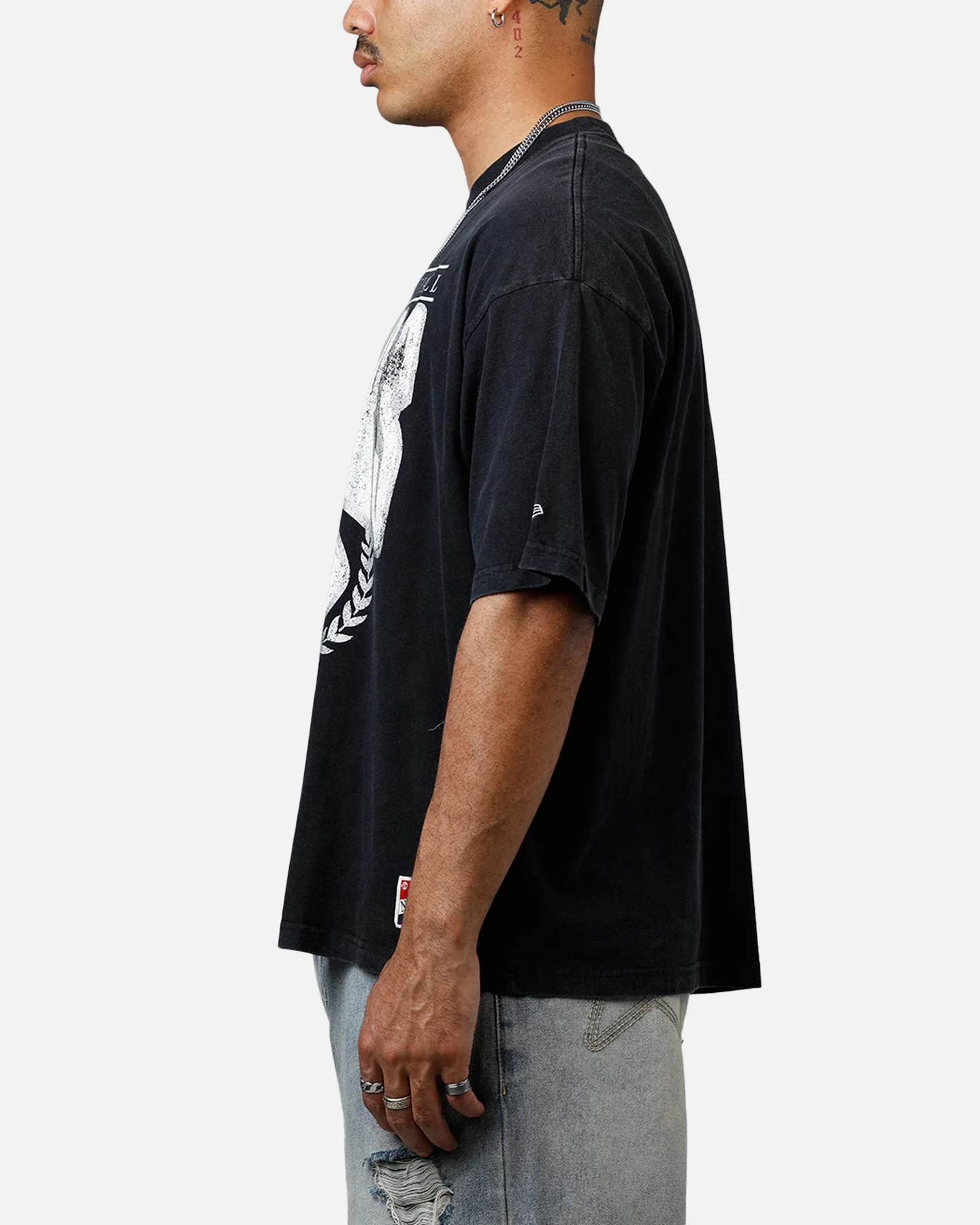 New Era Las Vegas Raiders Throwback T-Shirt Black - Image 5