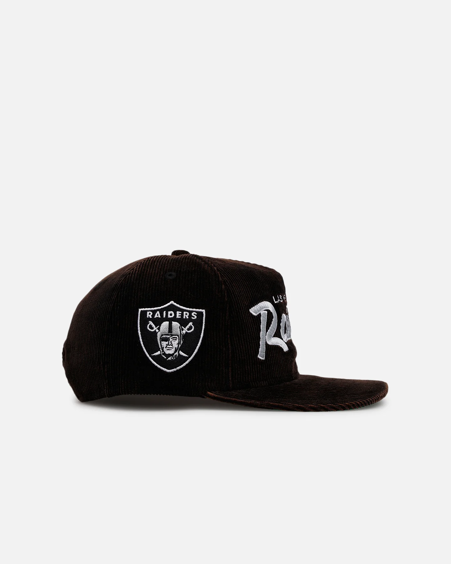New Era Las Vegas Raiders 'Washed Black NFL Golfer' Corduroy Golfer Snapback Washed Black - Image 4