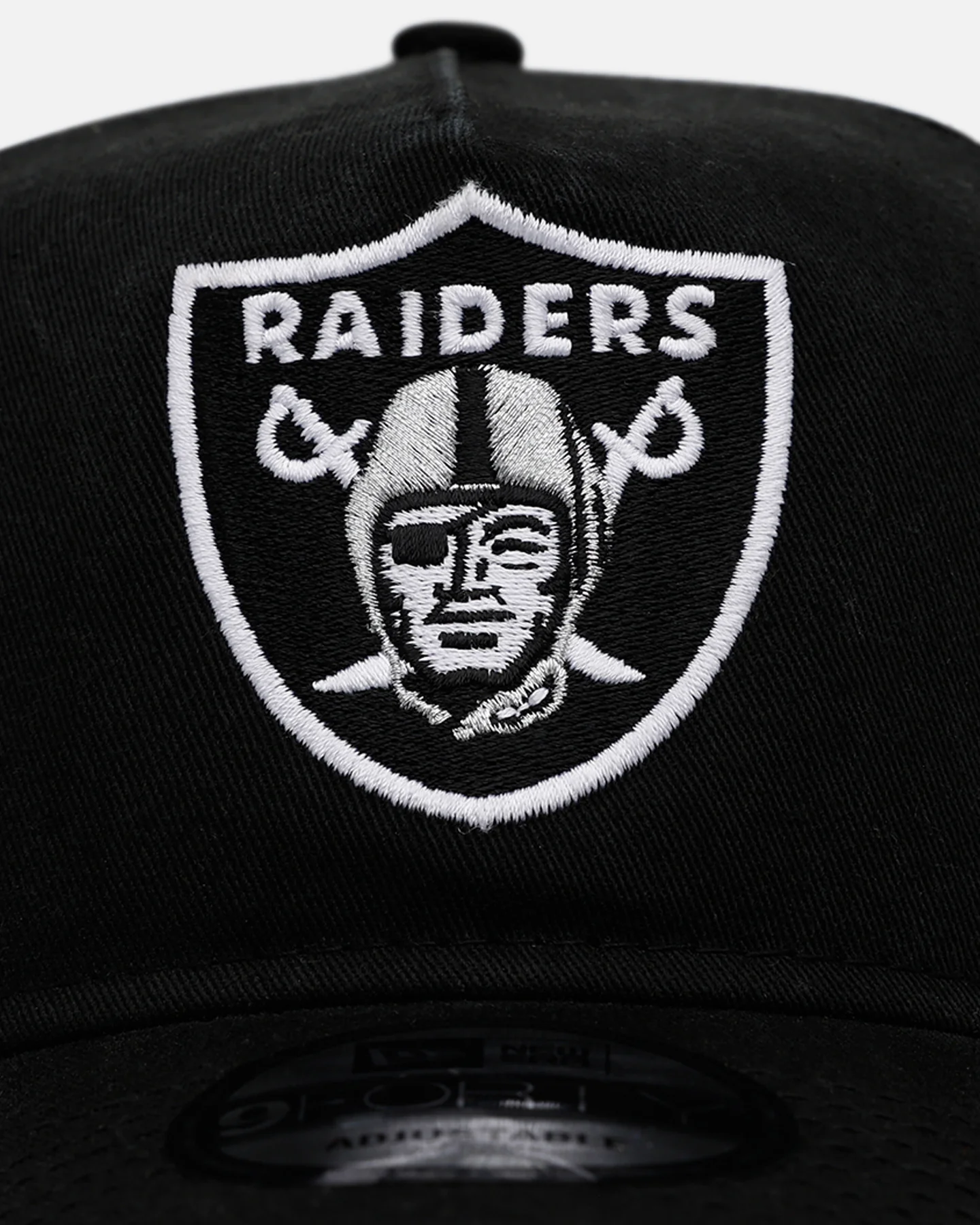 New Era Las Vegas Raiders 'Washed Truckers' 9FORTY A-Frame Trucker Snapback Official Team Color - Image 5