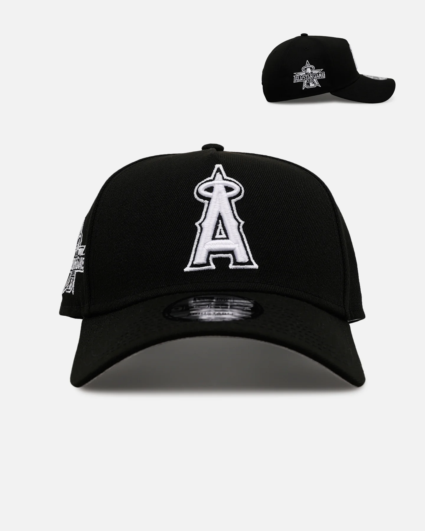 New Era Los Angeles Angels 'Black And White' 9FORTY A-Frame Snapback Black/White