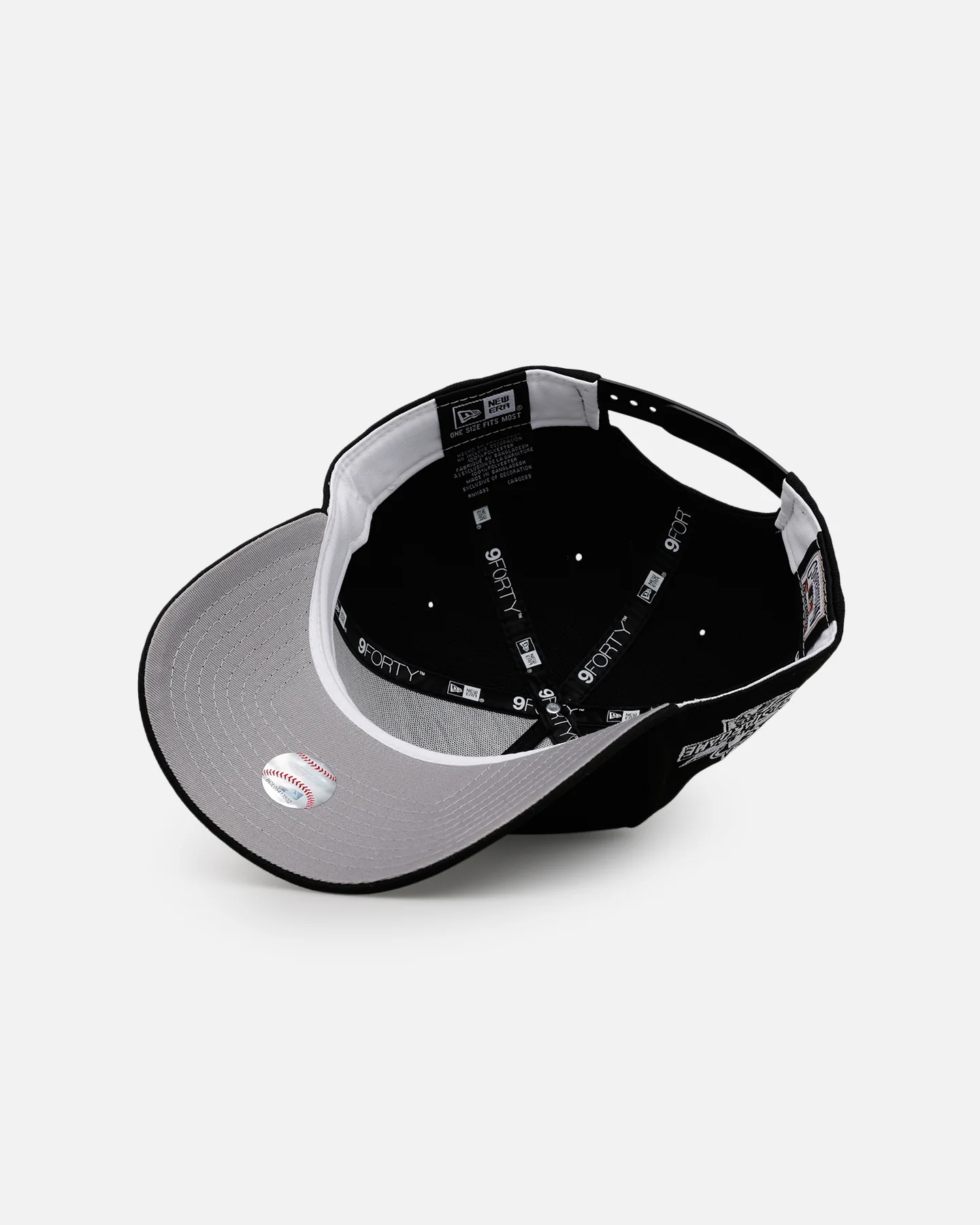 New Era Los Angeles Angels 'Black And White' 9FORTY A-Frame Snapback Black/White - Image 6
