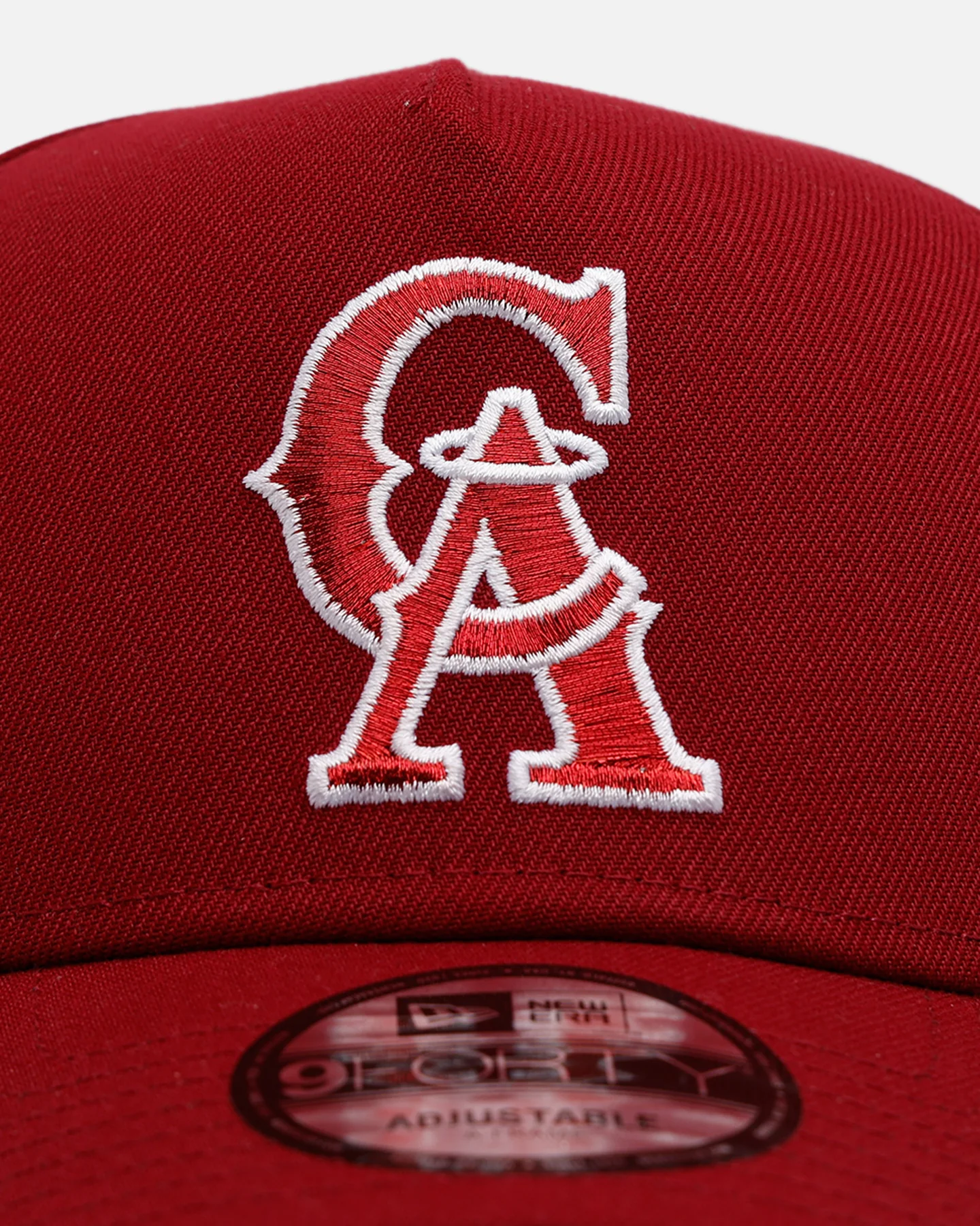 New Era Los Angeles Angels 'Candy Apple' 9FORTY A-Frame Snapback Cardinal - Image 5