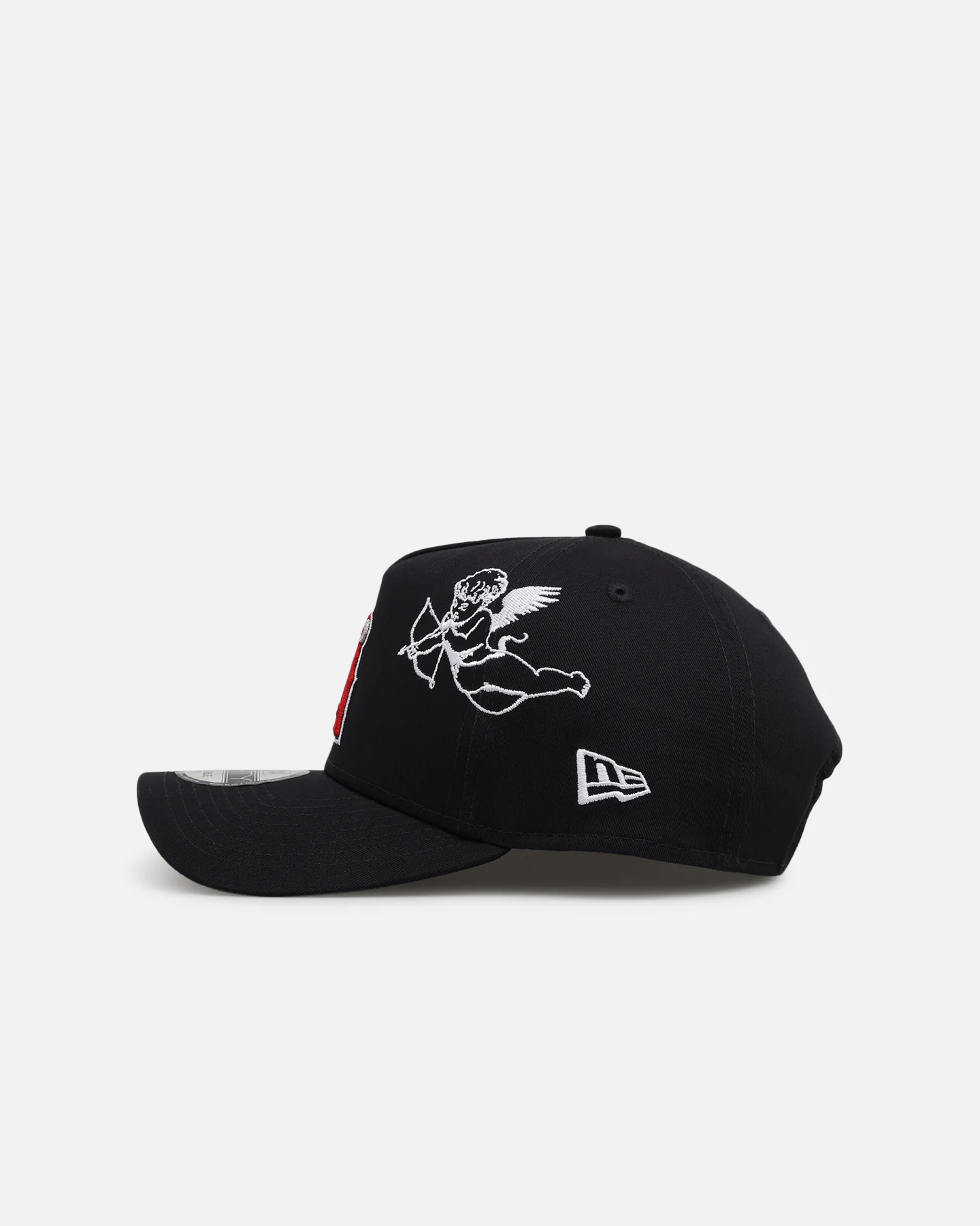 New Era Los Angeles Angels 'Cherub Official Team Color' 9FORTY A-Frame Snapback Navy - Image 4