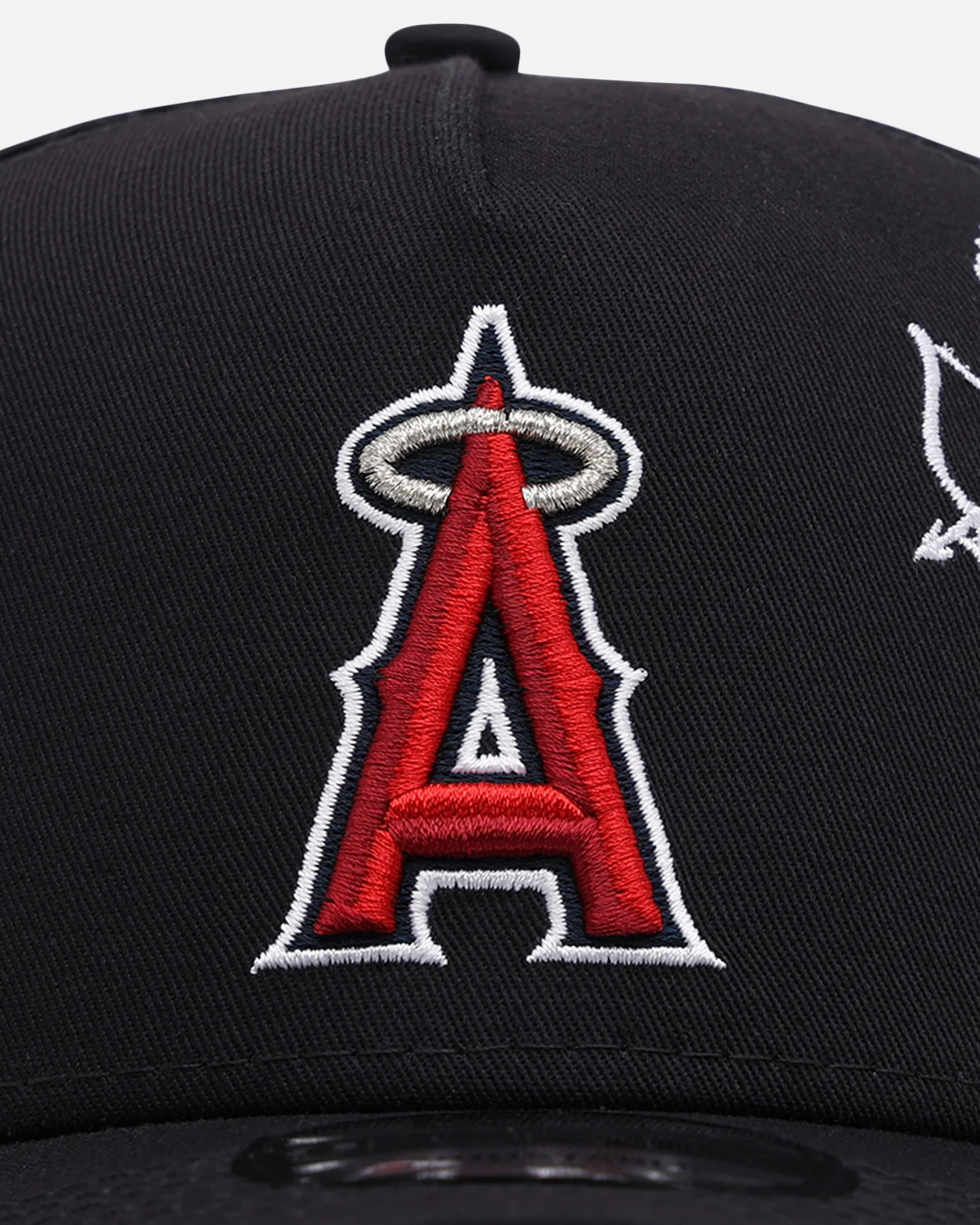 New Era Los Angeles Angels 'Cherub Official Team Color' 9FORTY A-Frame Snapback Navy - Image 5