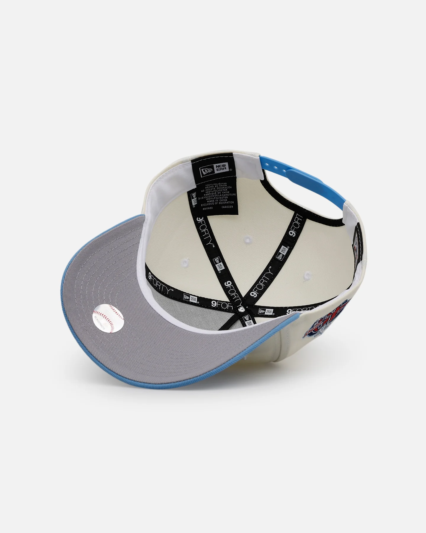 New Era Los Angeles Angels 'Chrome Metallic Wordmark' 9FORTY A-Frame Snapback Chrome - Image 6