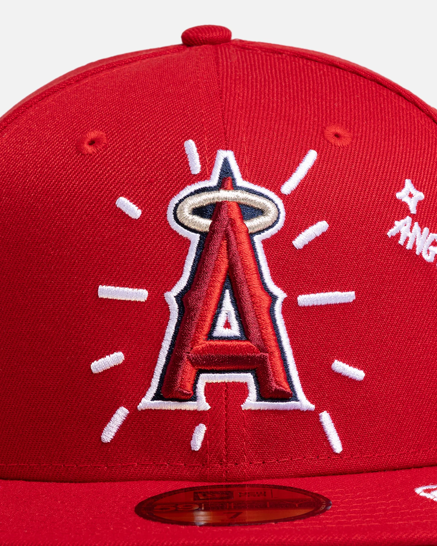 New Era Los Angeles Angels 'MLB Scribble' 59FIFTY Fitted Red - Image 5