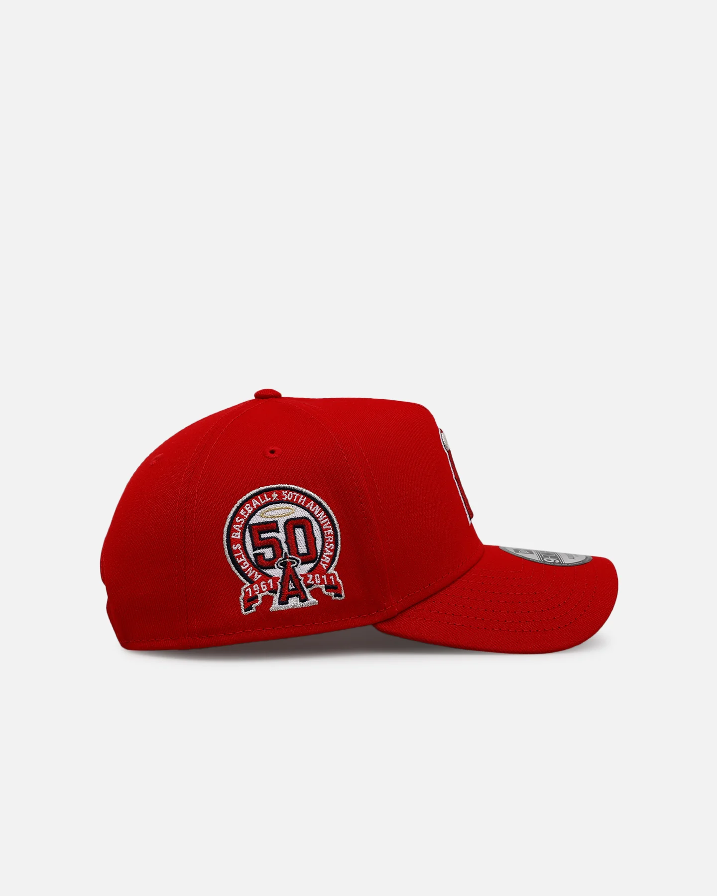 New Era Los Angeles Angels 'Official Team Color Rose' 9FORTY A-Frame Snapback Official Team Color - Image 3