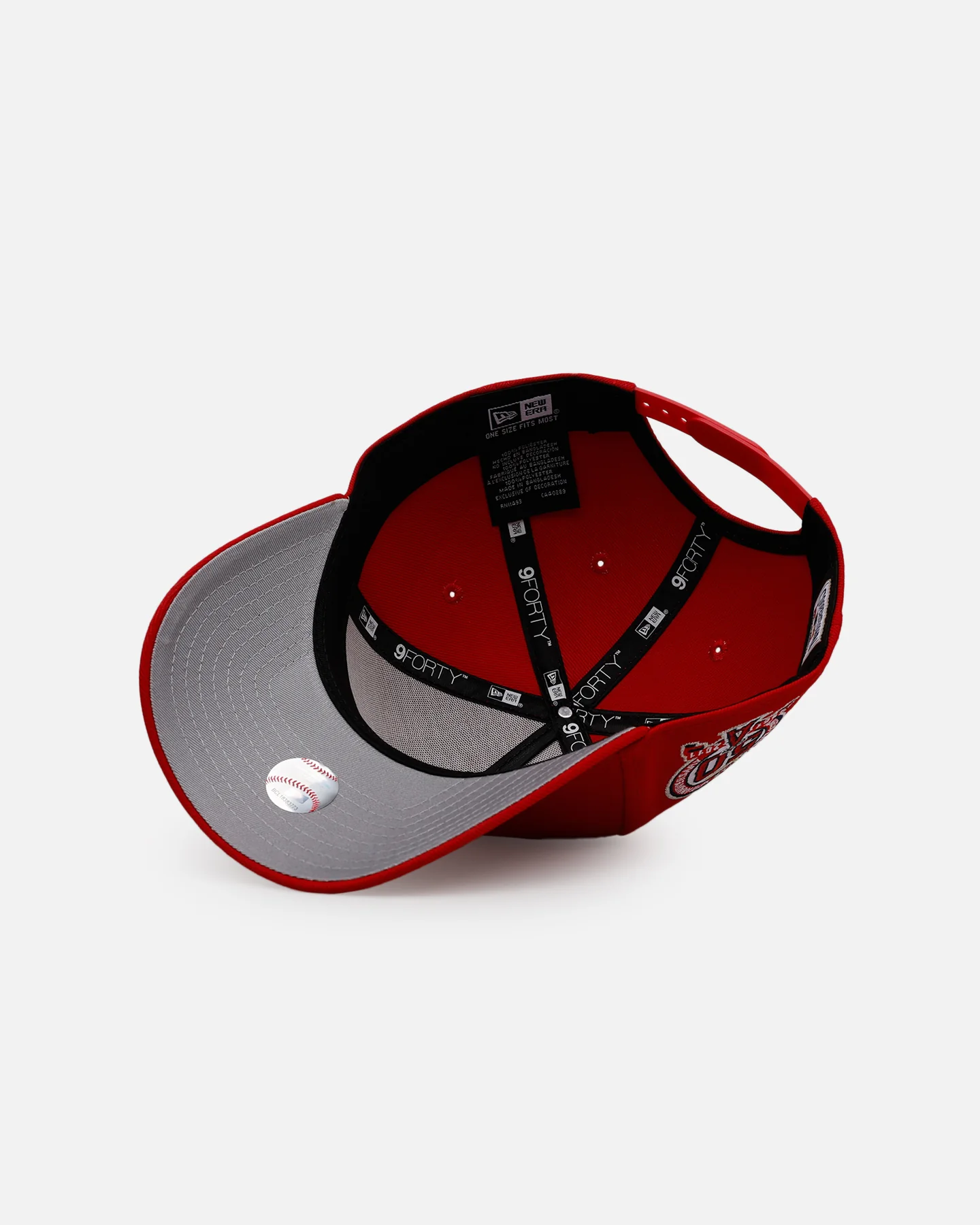 New Era Los Angeles Angels 'Official Team Color Rose' 9FORTY A-Frame Snapback Official Team Color - Image 6
