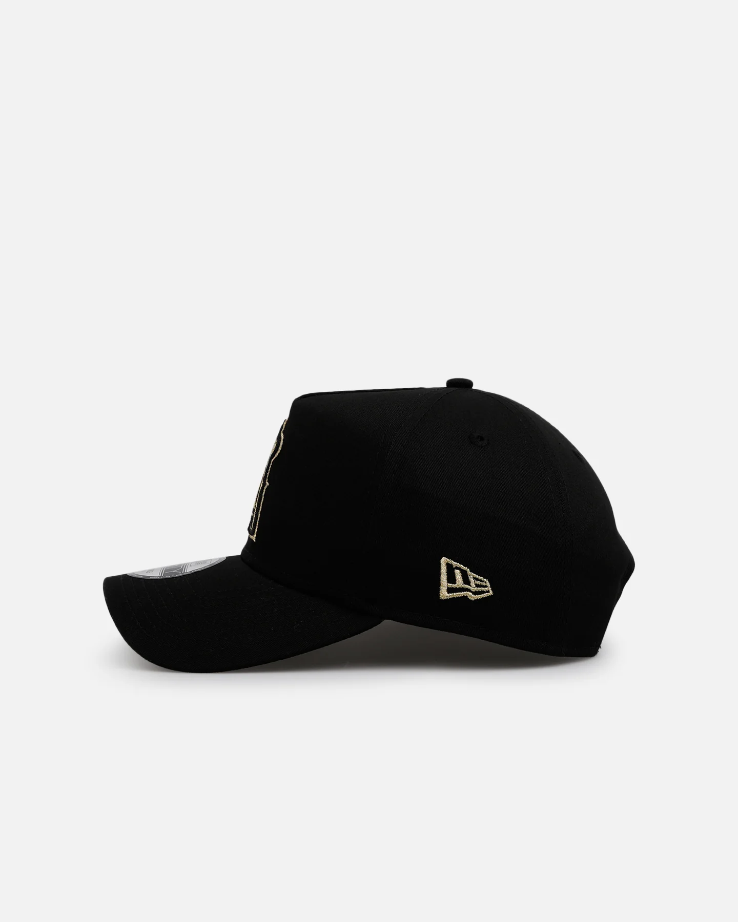 New Era Los Angeles Angels 'Raised Metallic Chainstitch' 9FORTY A-Frame Snapback Black - Image 4