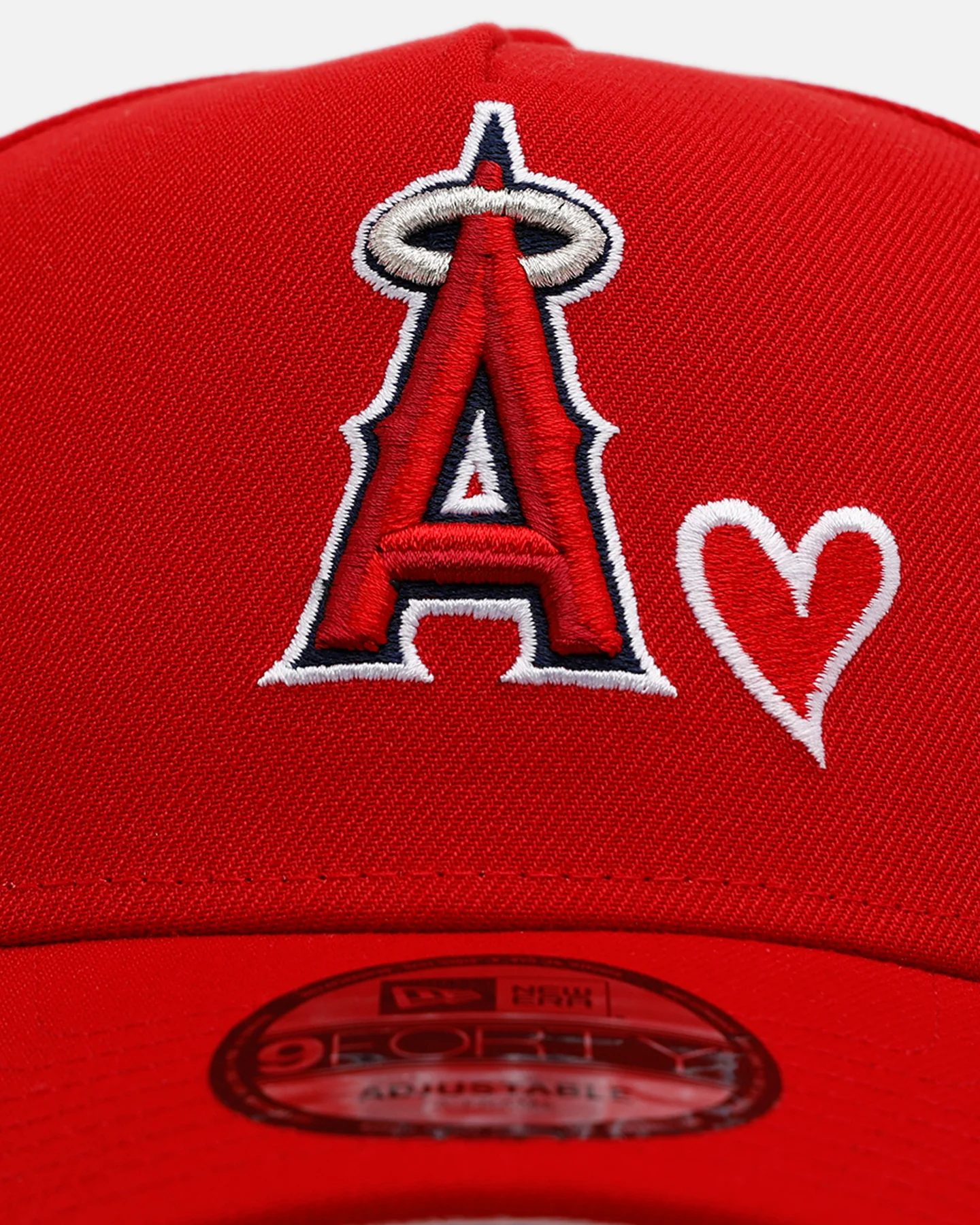 New Era Los Angeles Angels 'Team Color Hearts' 9FORTY A-Frame Snapback Official Team Color - Image 5