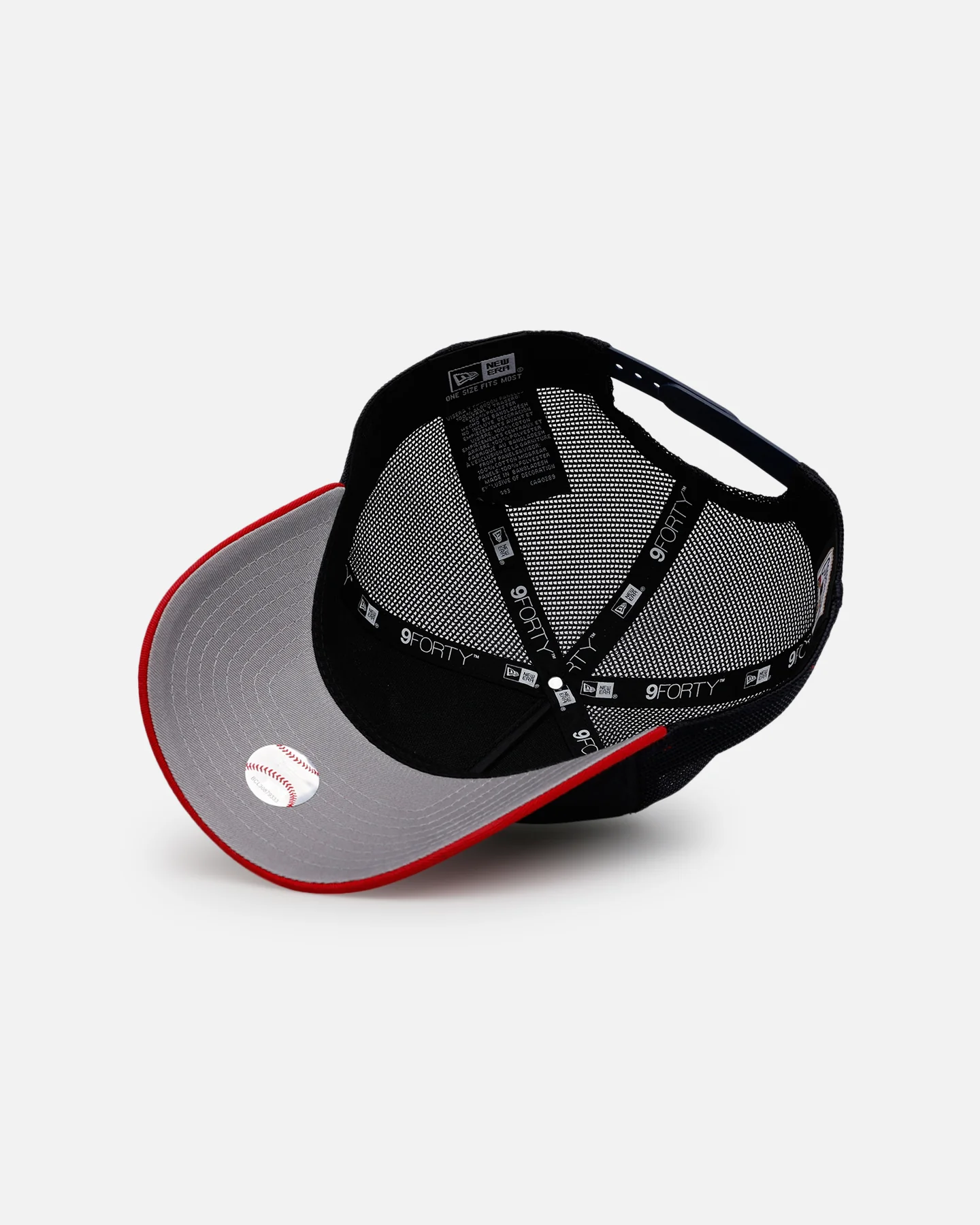 New Era Los Angeles Angels 'Washed Truckers' 9FORTY A-Frame Trucker Snapback Official Team Color - Image 6