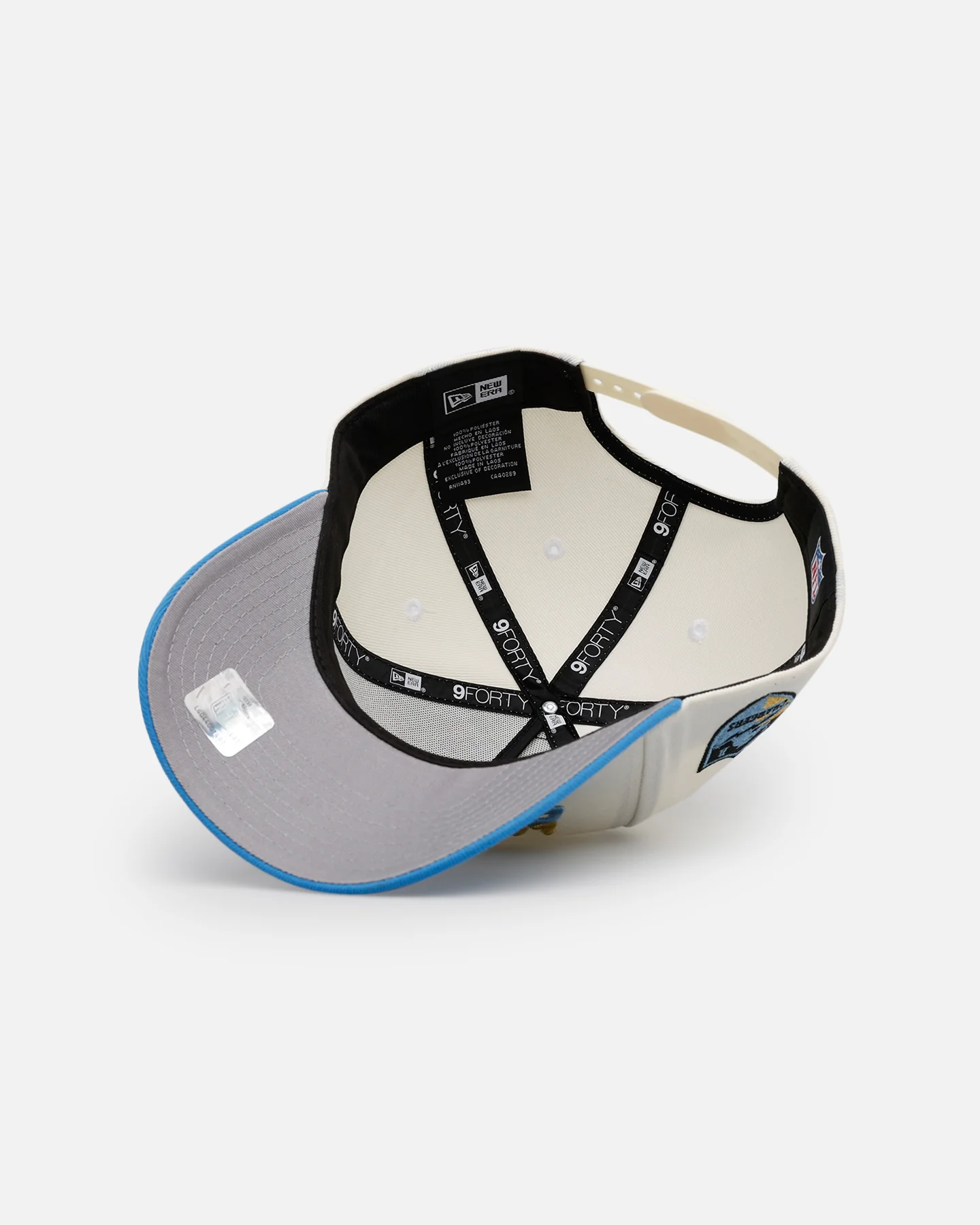 New Era Los Angeles Chargers 'Chrome Metallic Wordmark' 9FORTY A-Frame Snapback Chrome - Image 6
