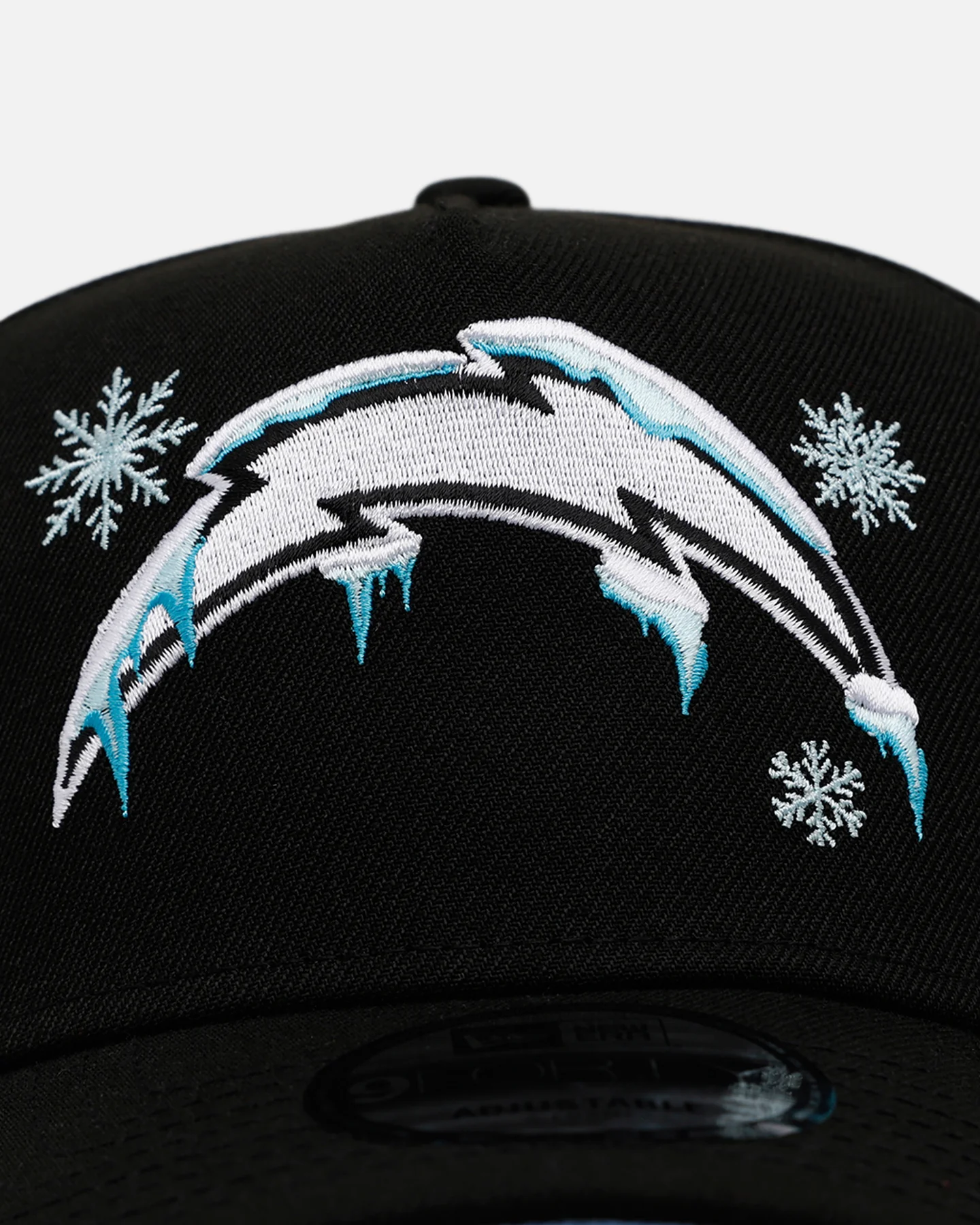 New Era Los Angeles Chargers 'Cold As Ice' 9FORTY A-Frame Snapback Black - Image 5