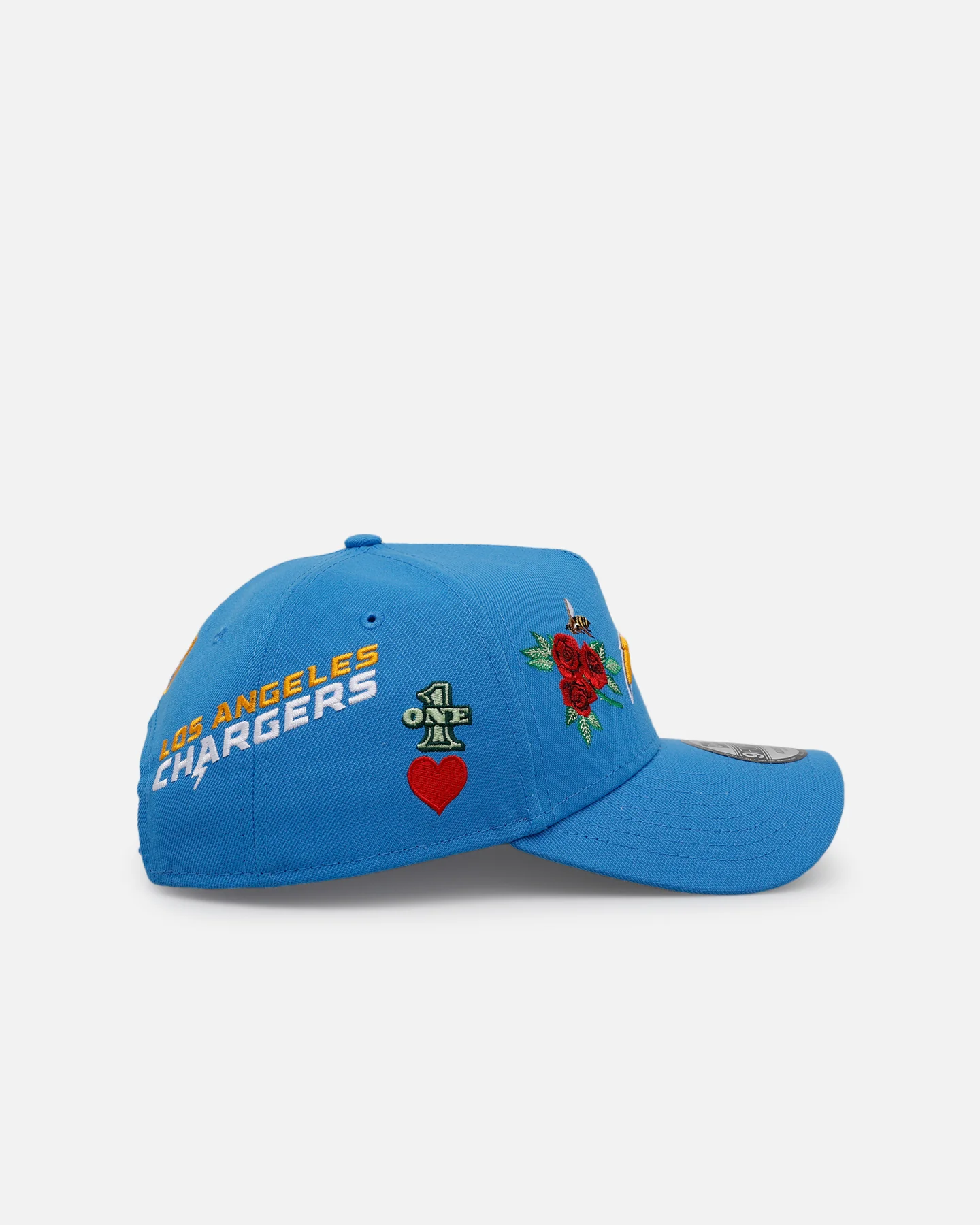 New Era Los Angeles Chargers 'One Love' 9FORTY A-Frame Snapback Official Team Color - Image 3