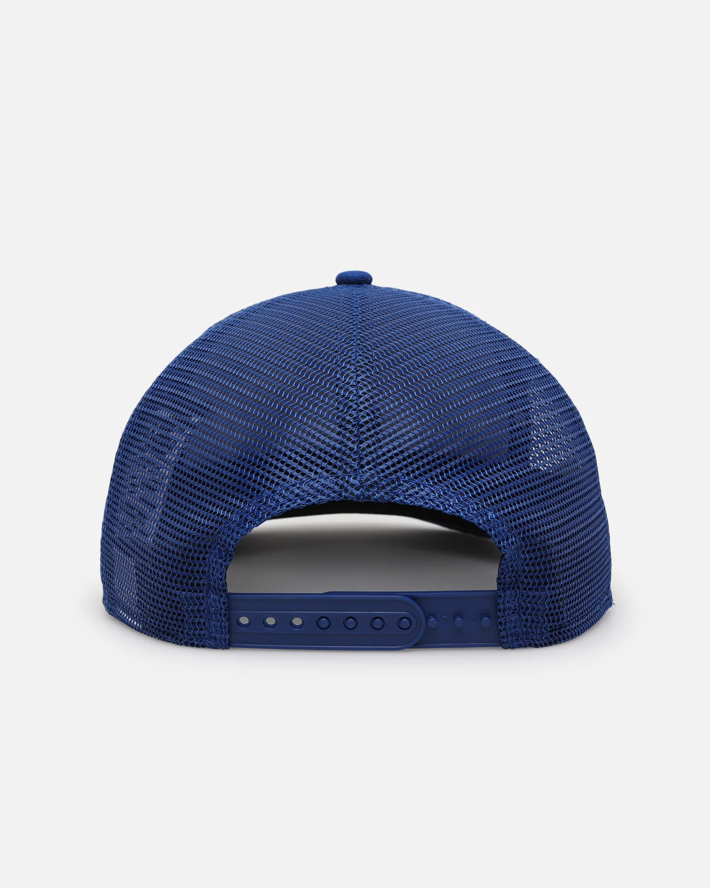 New Era Los Angeles Chargers 'Podium Collection' Pre-Curved Golfer Trucker Snapback Light Royal/Metallic Gold - Image 3