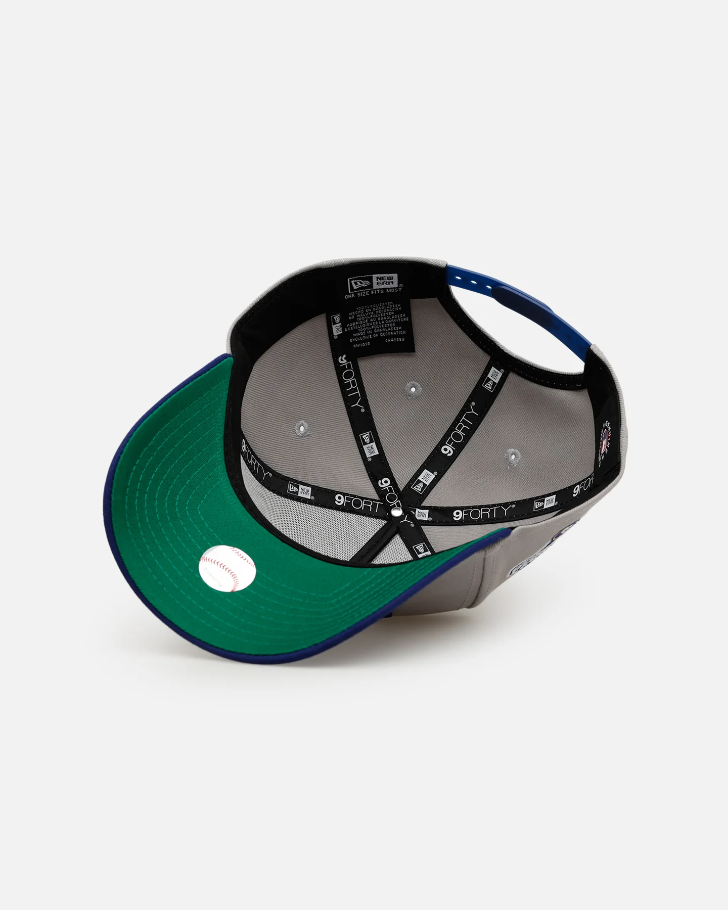 New Era Los Angeles Dodgers '2025 World Series Champions' 9FORTY A-Frame Snapback Gray - Image 6