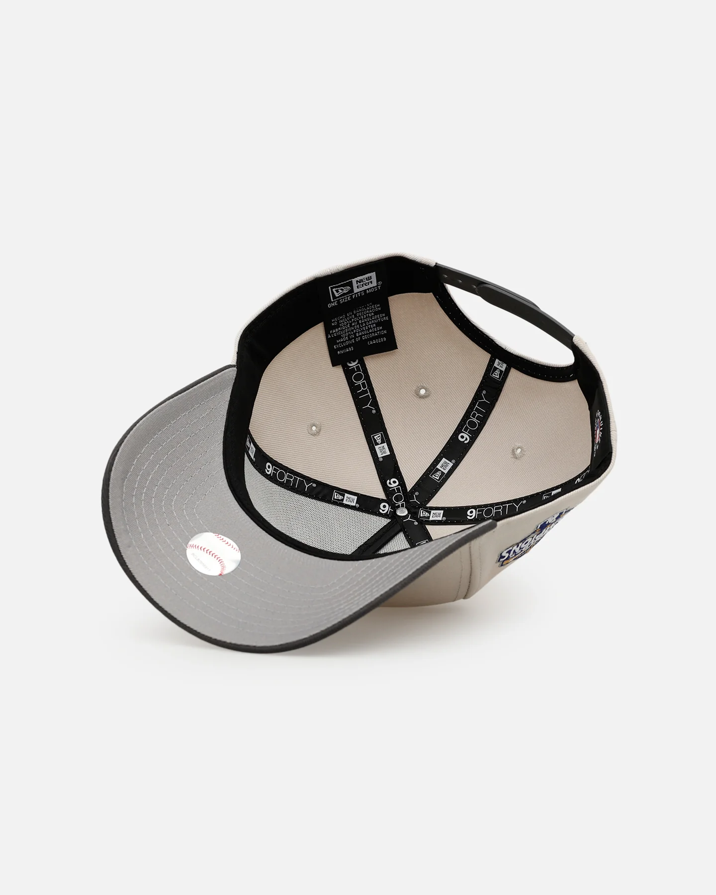 New Era Los Angeles Dodgers '2025 World Series Champions' 9FORTY A-Frame Snapback Stone - Image 6
