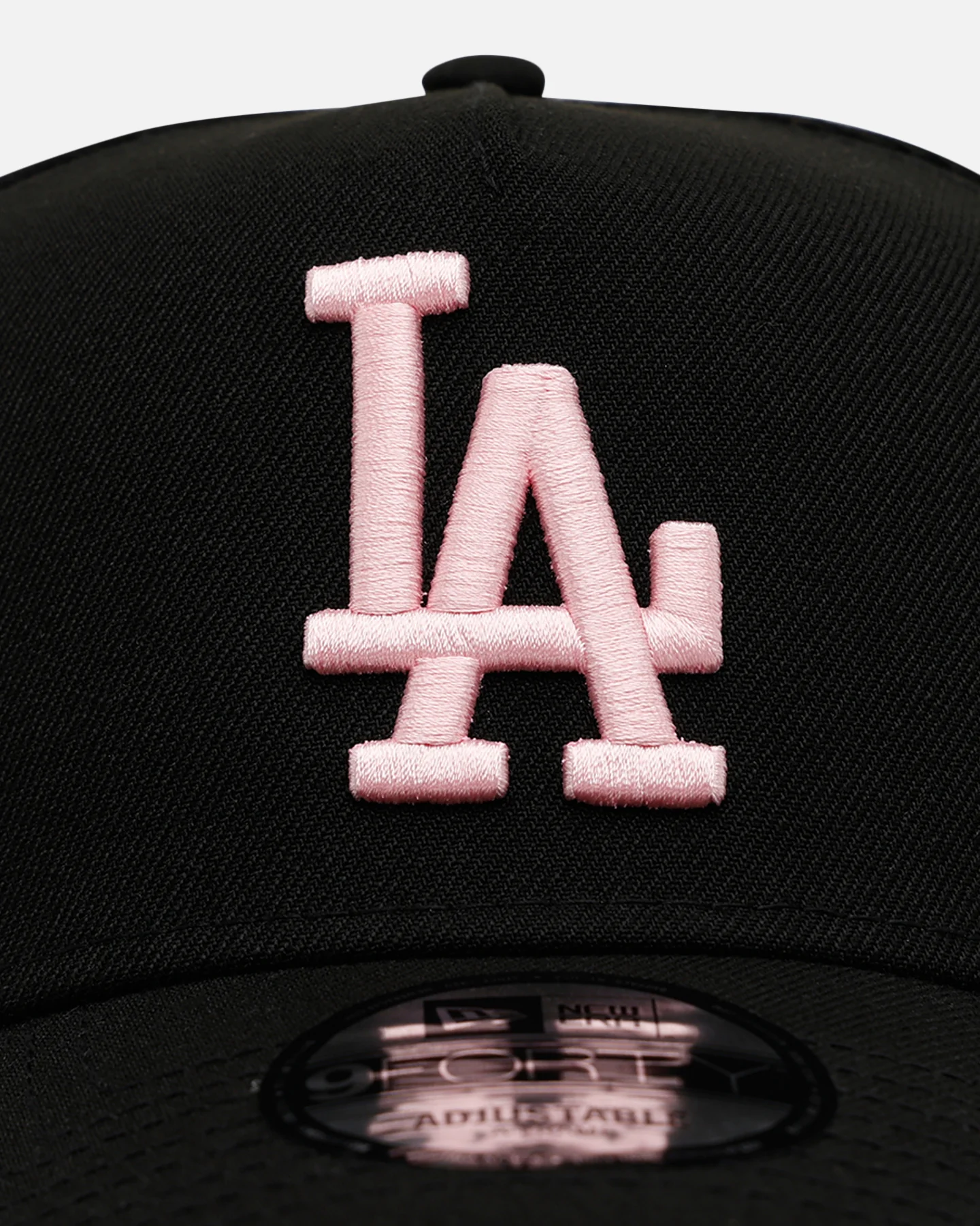 New Era Los Angeles Dodgers 'Black And Pink' 9FORTY A-Frame Snapback Black/Pink - Image 5