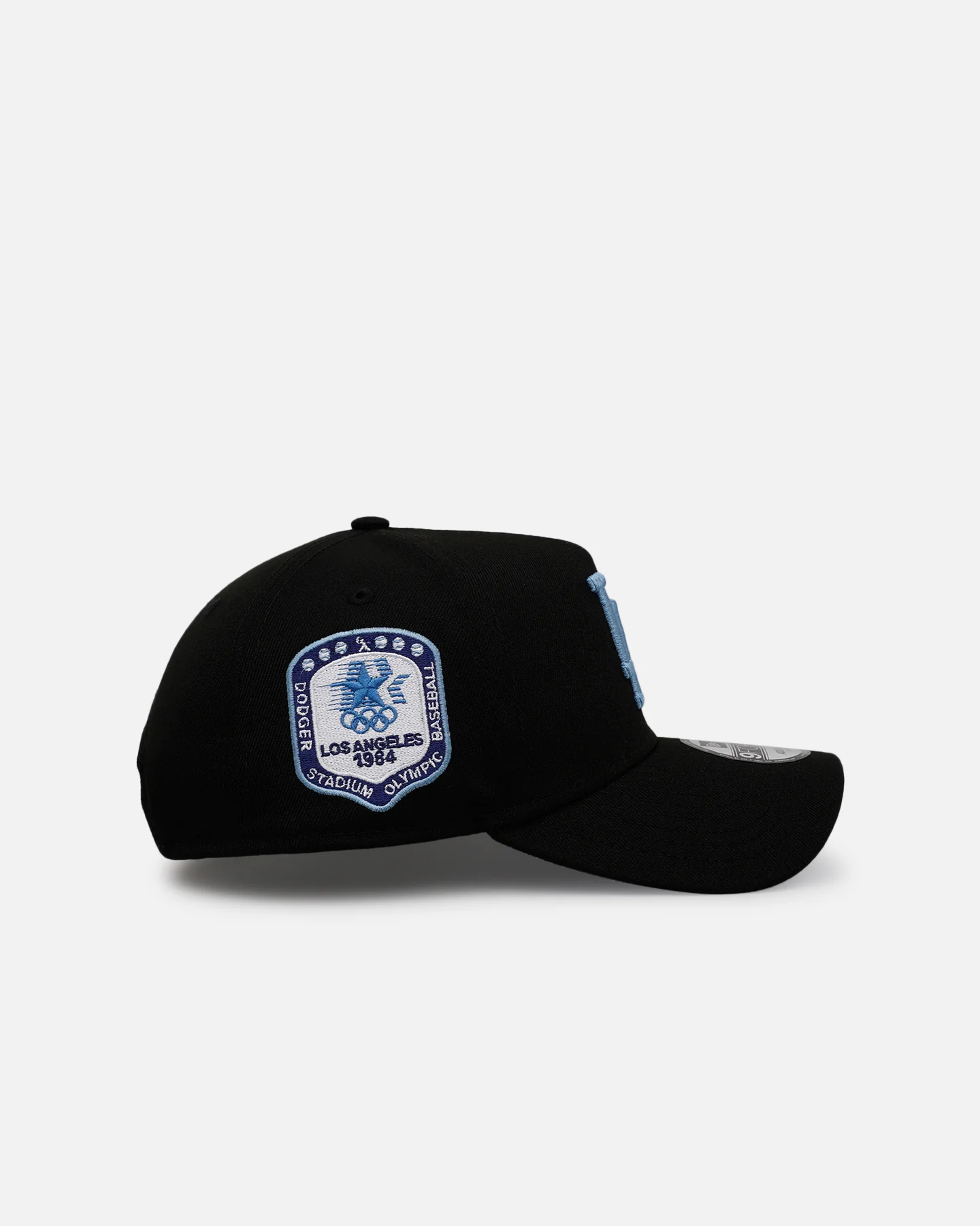 New Era Los Angeles Dodgers 'Black And Sky Blue' 9FORTY A-Frame Snapback Black/Sky Blue - Image 3