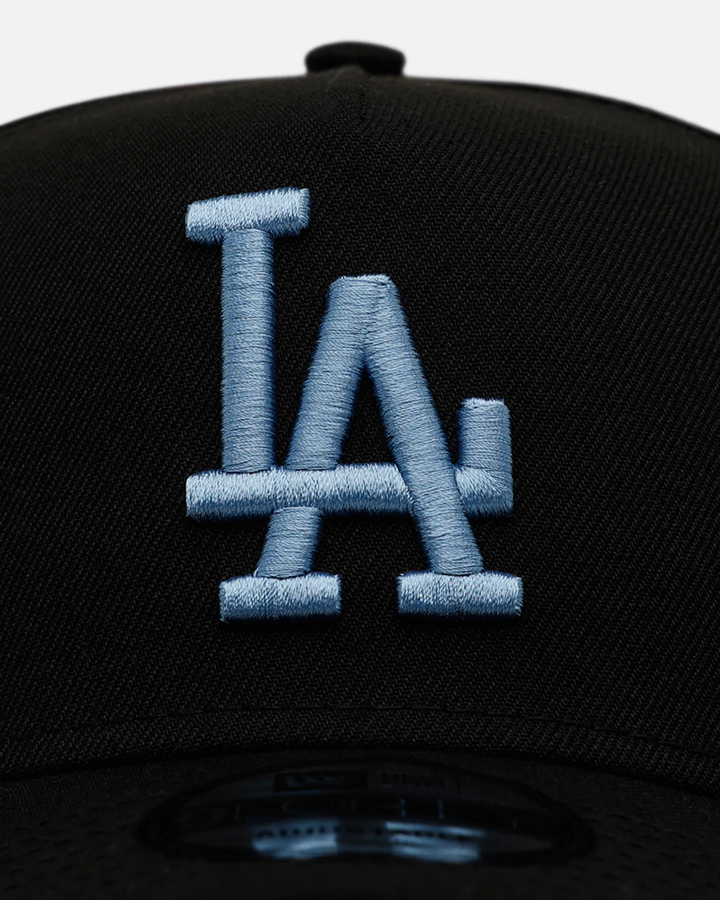 New Era Los Angeles Dodgers 'Black And Sky Blue' 9FORTY A-Frame Snapback Black/Sky Blue - Image 5