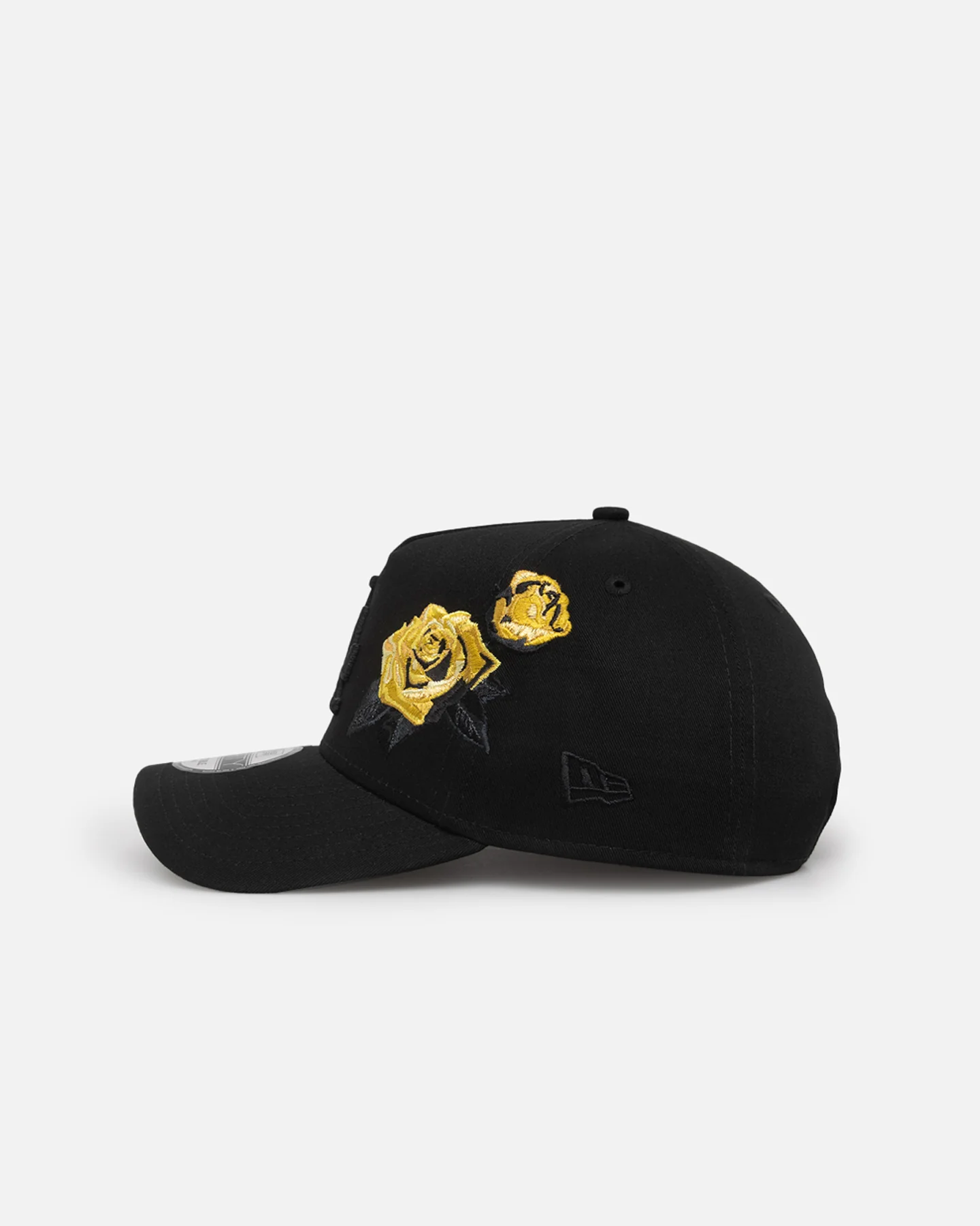 New Era Los Angeles Dodgers 'Gold Rose Embroidery' 9FORTY A-Frame Snapback Black/Gold - Image 4