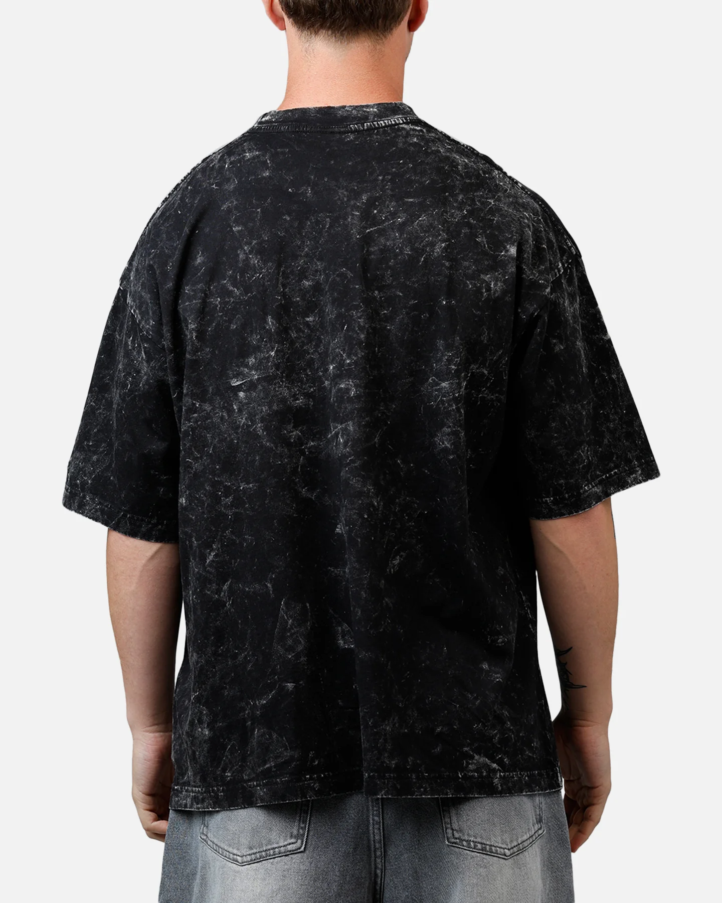 New Era Los Angeles Dodgers Boxy Essentials T-Shirt Washed Black - Image 2