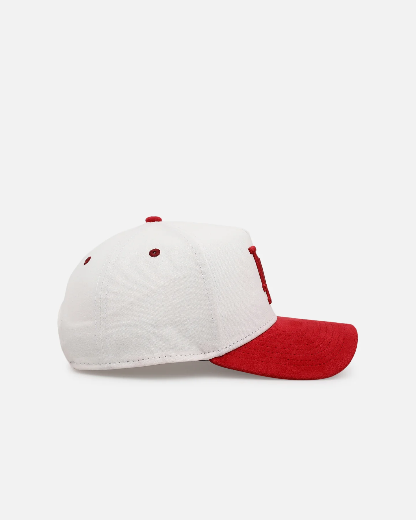 New Era Los Angeles Dodgers 'Cardinal Suede' 9FORTY A-Frame Snapback Cardinal - Image 3