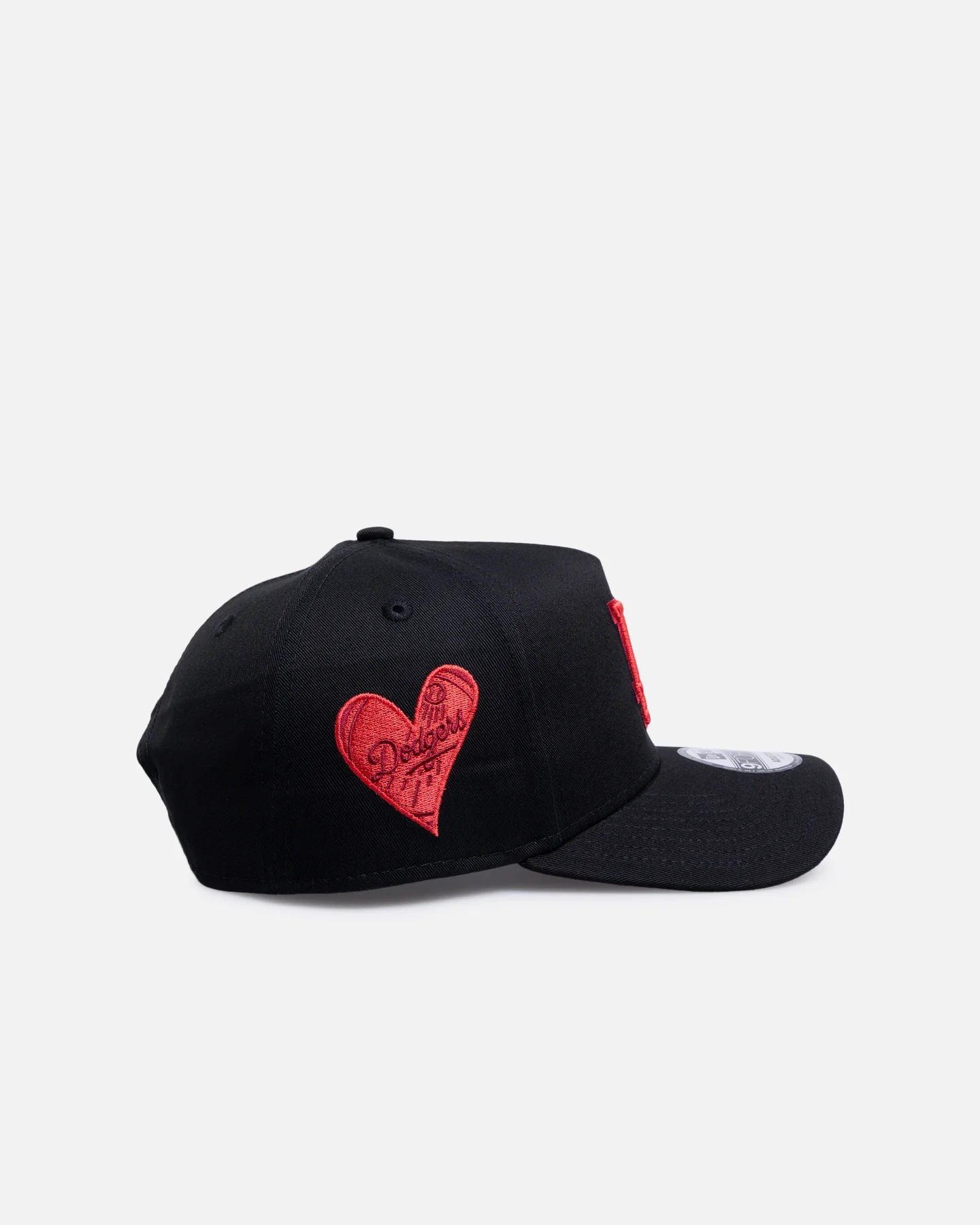 New Era Los Angeles Dodgers 'Certified Lover Boy' 9FORTY A-Frame Snapback Black/Cardinal - Image 3