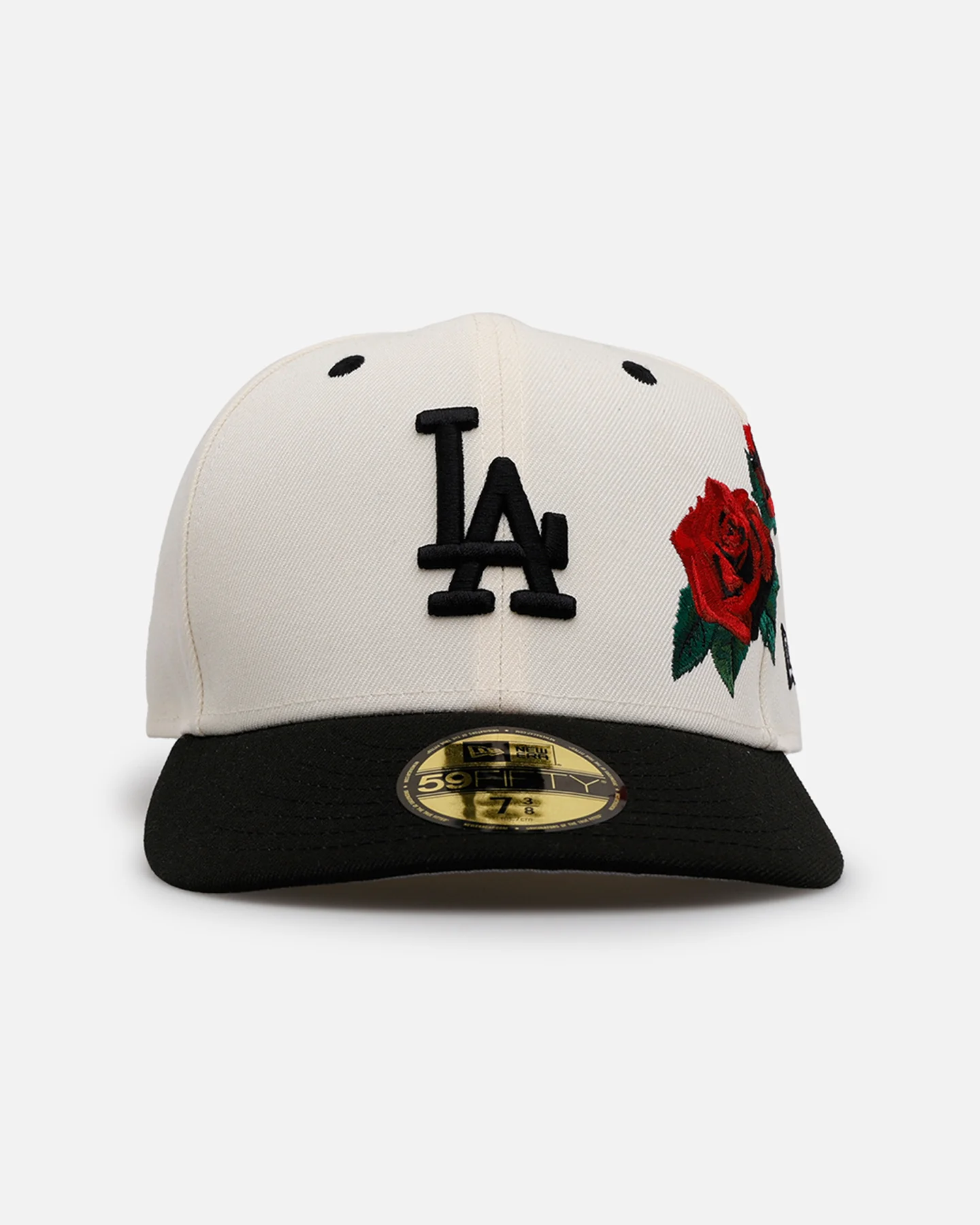 New Era Los Angeles Dodgers 'Chrome Black Roses' 59FIFTY Fitted Chrome/Black - Image 7