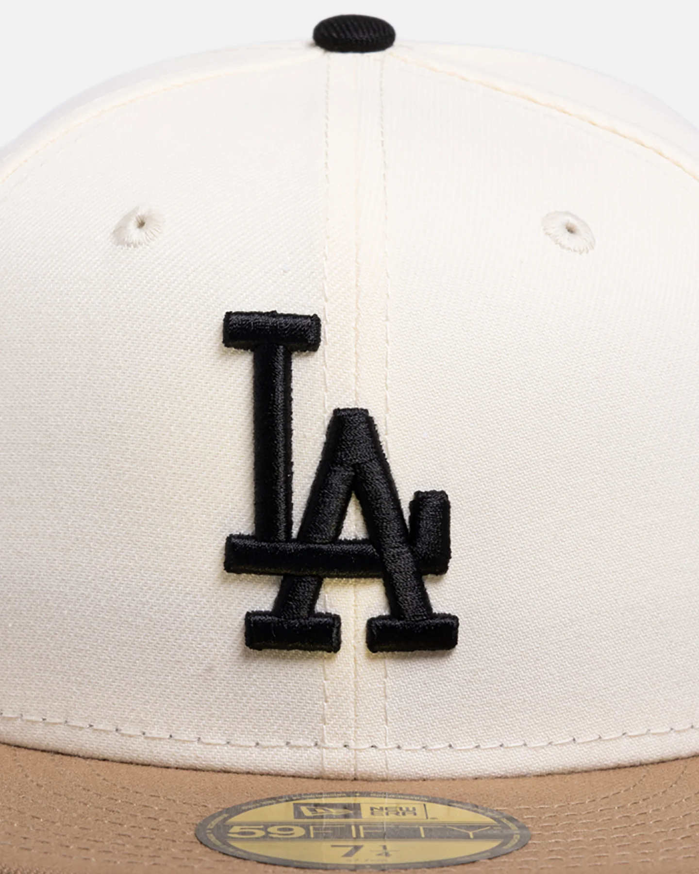 New Era Los Angeles Dodgers 'Chrome Khaki' 59FIFTY Fitted White - Image 5