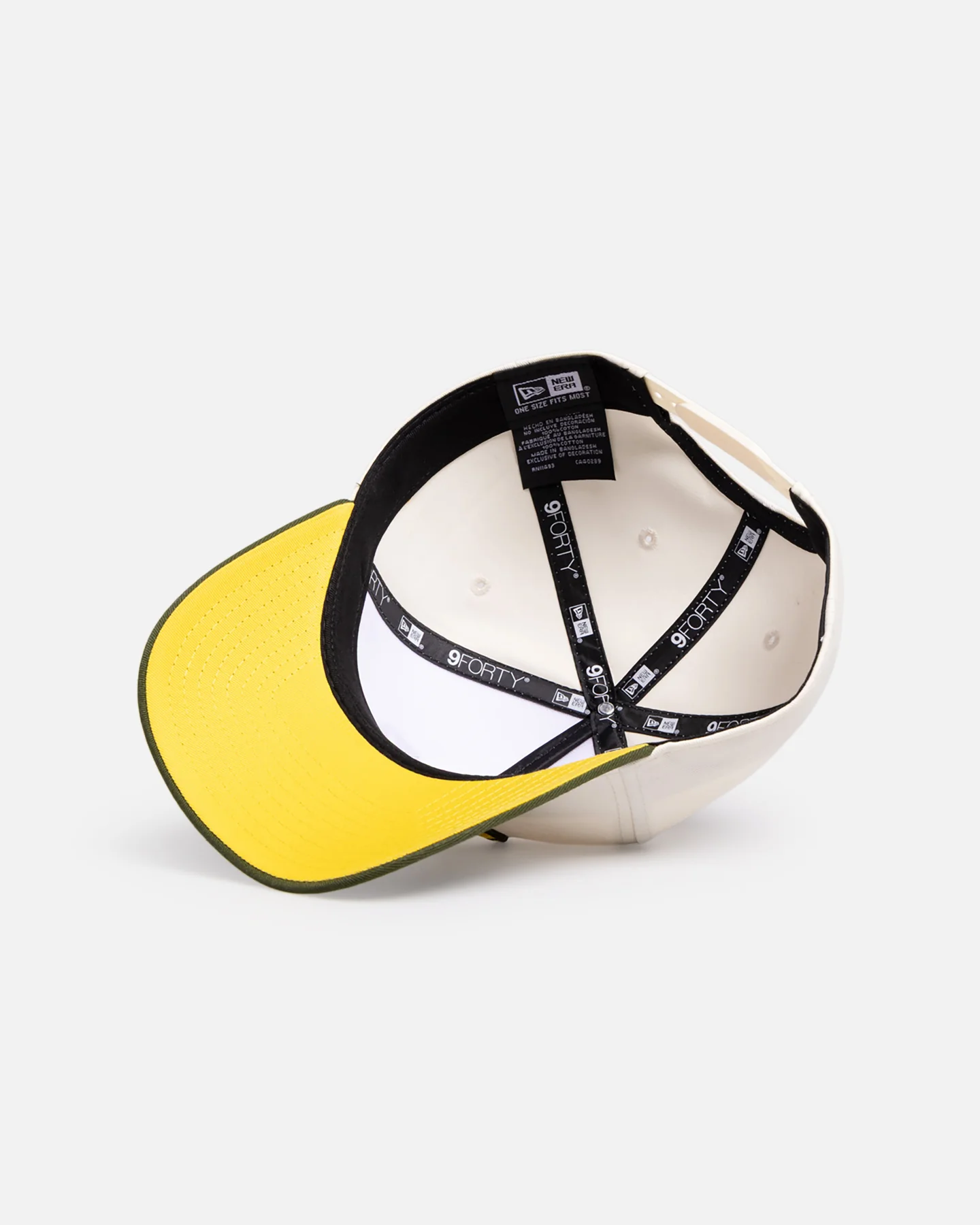 New Era Los Angeles Dodgers 'Chrome Rig' 9FORTY A-Frame Snapback White/Yellow - Image 6