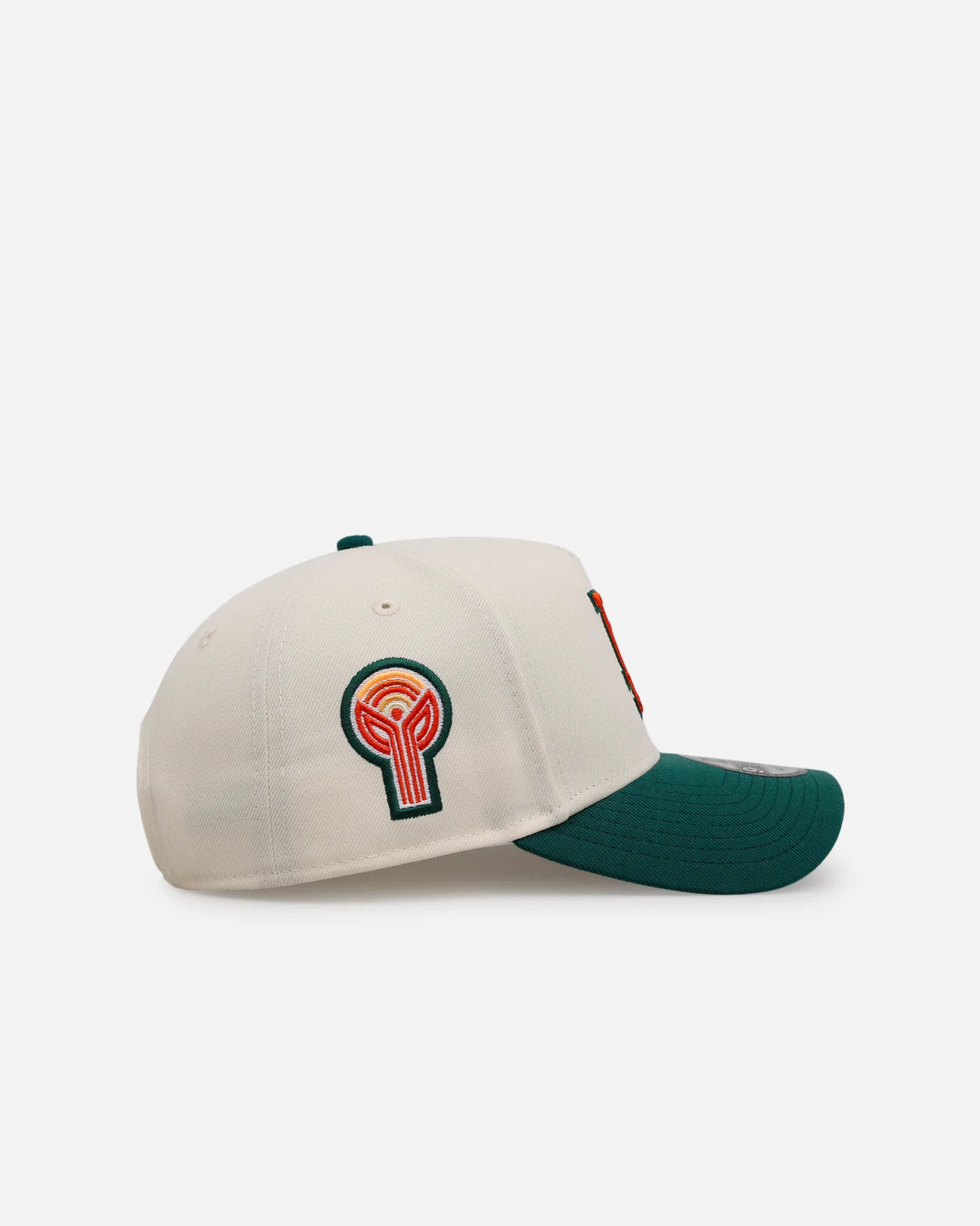 New Era Los Angeles Dodgers 'Citrus' 9FORTY A-Frame Snapback Chrome/Green/Orange - Image 3