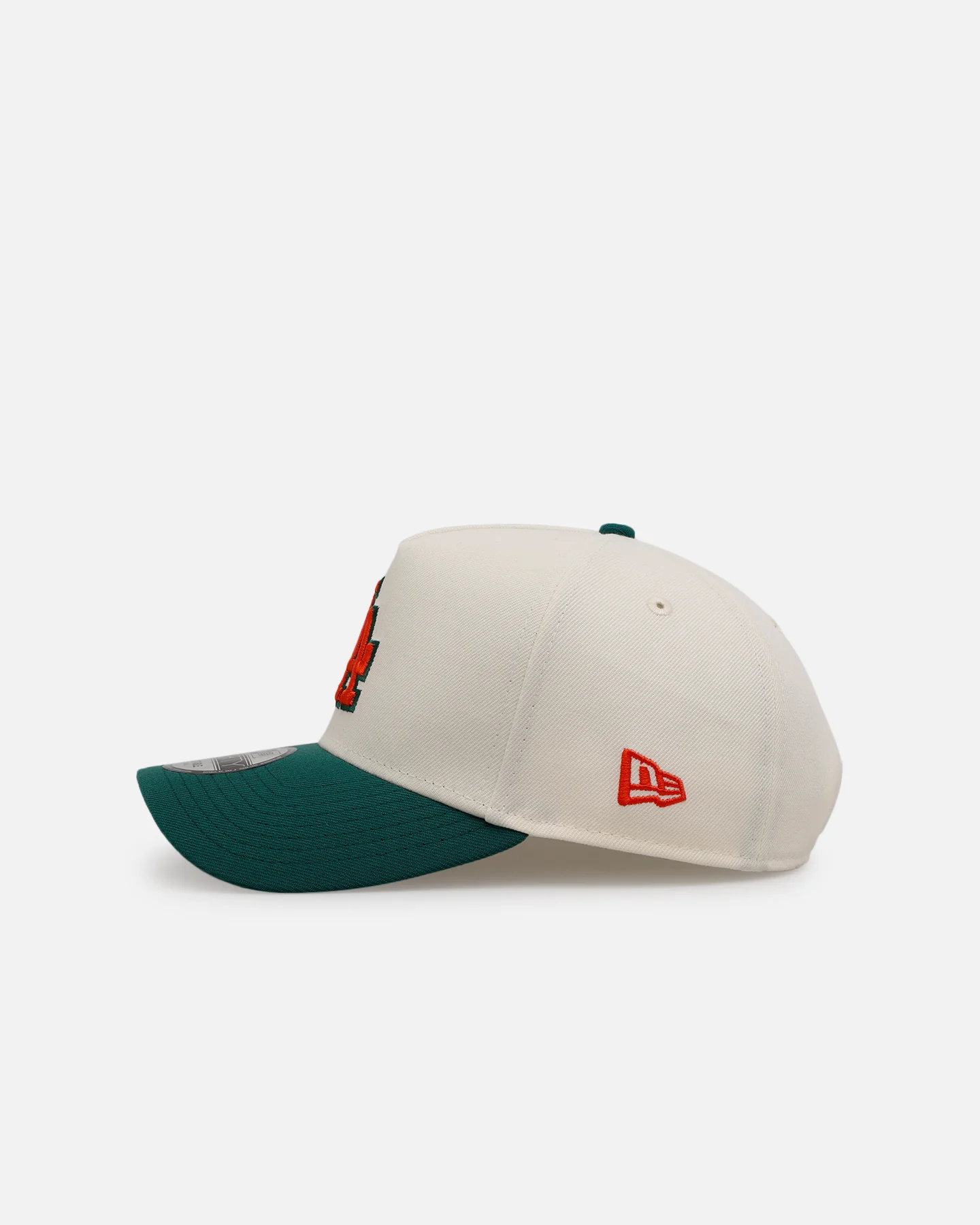 New Era Los Angeles Dodgers 'Citrus' 9FORTY A-Frame Snapback Chrome/Green/Orange - Image 4