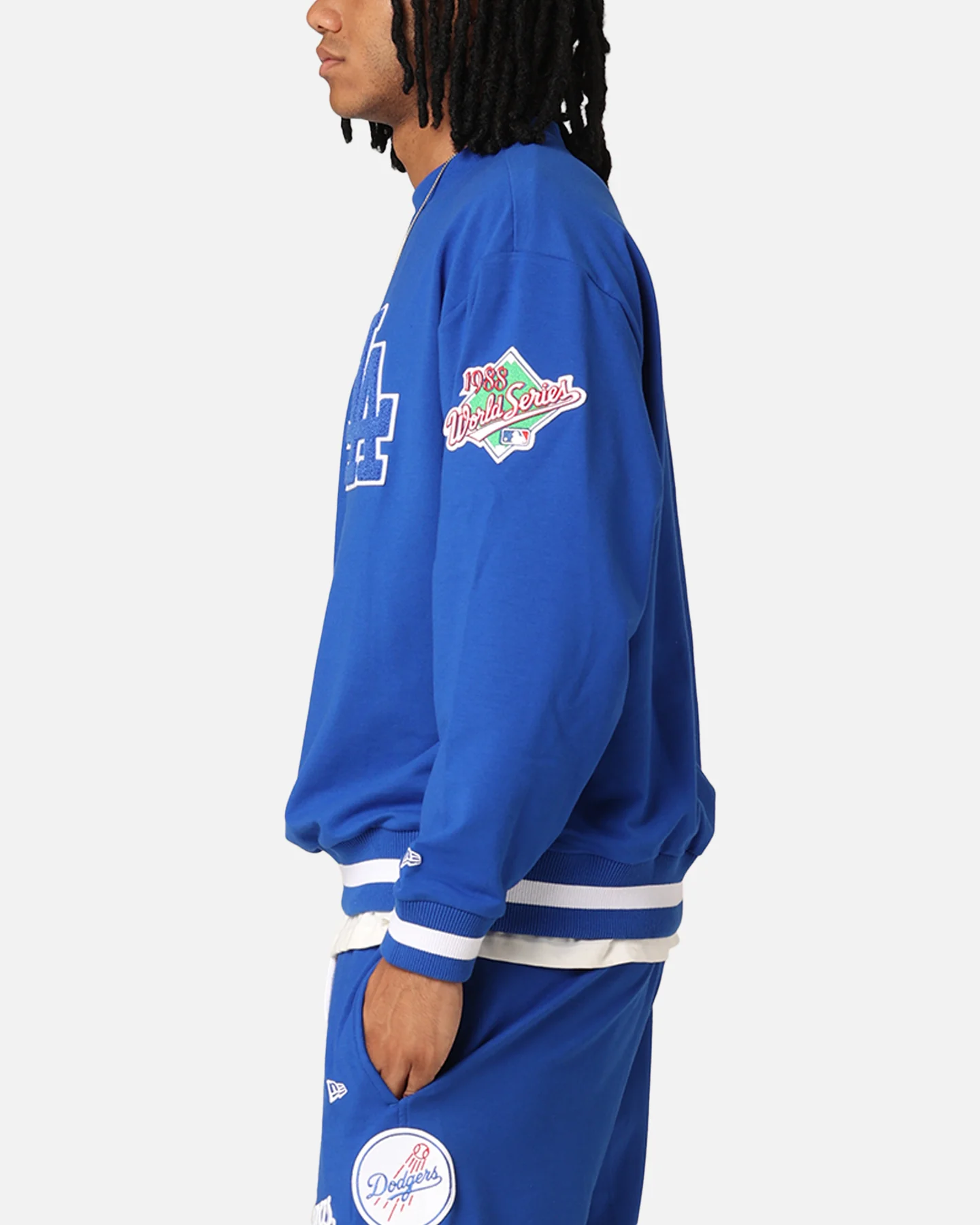 New Era Los Angeles Dodgers Sweater Bright Royal - Image 4