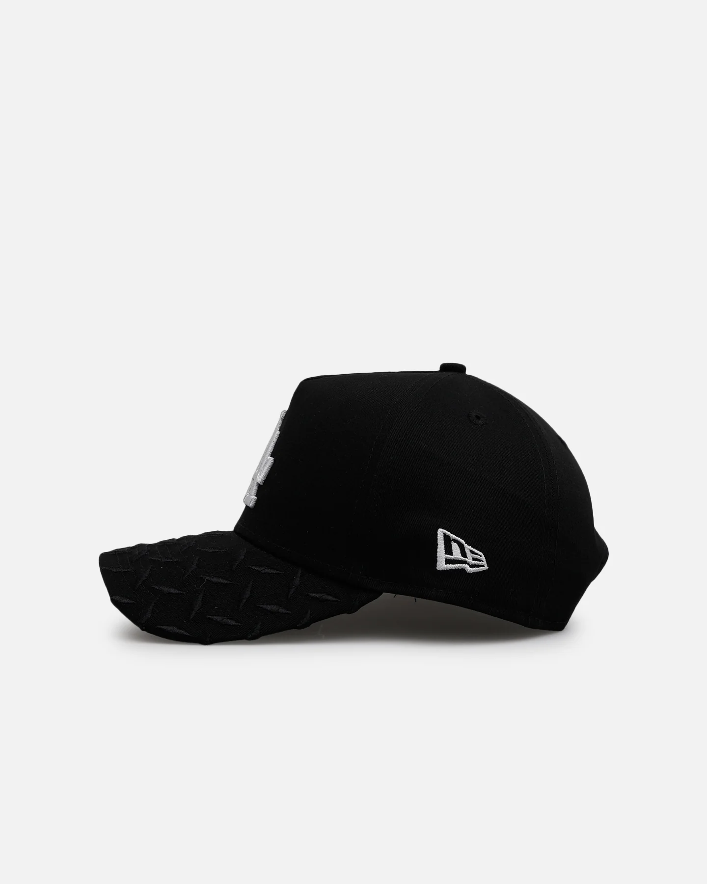 New Era Los Angeles Dodgers 'Dark Steel' 9FORTY A-Frame Snapback Black/Grey - Image 5