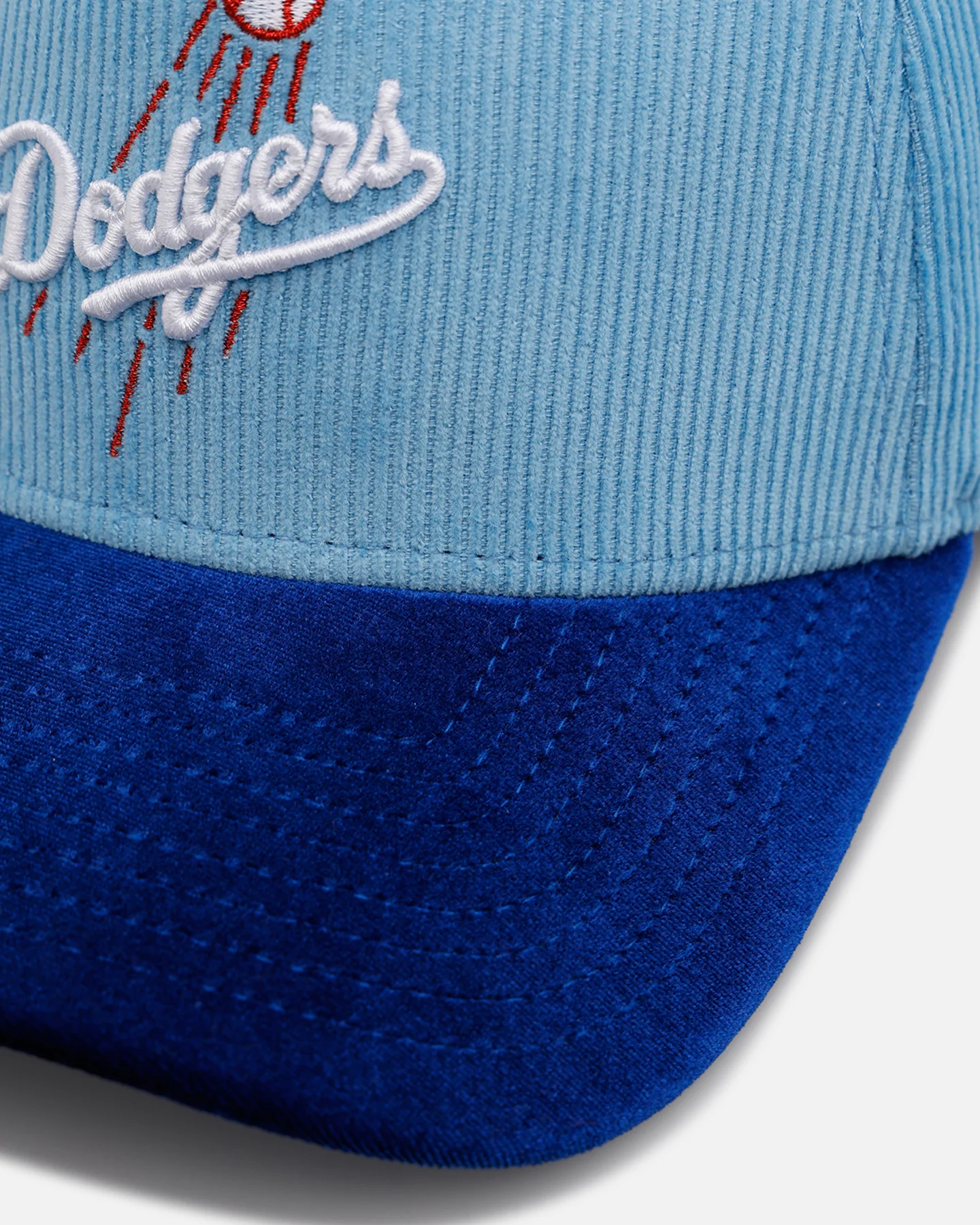 New Era Los Angeles Dodgers 'Dodgers Variety Pack' 9FORTY A-Frame Corduroy Snapback Sky Blue - Image 2