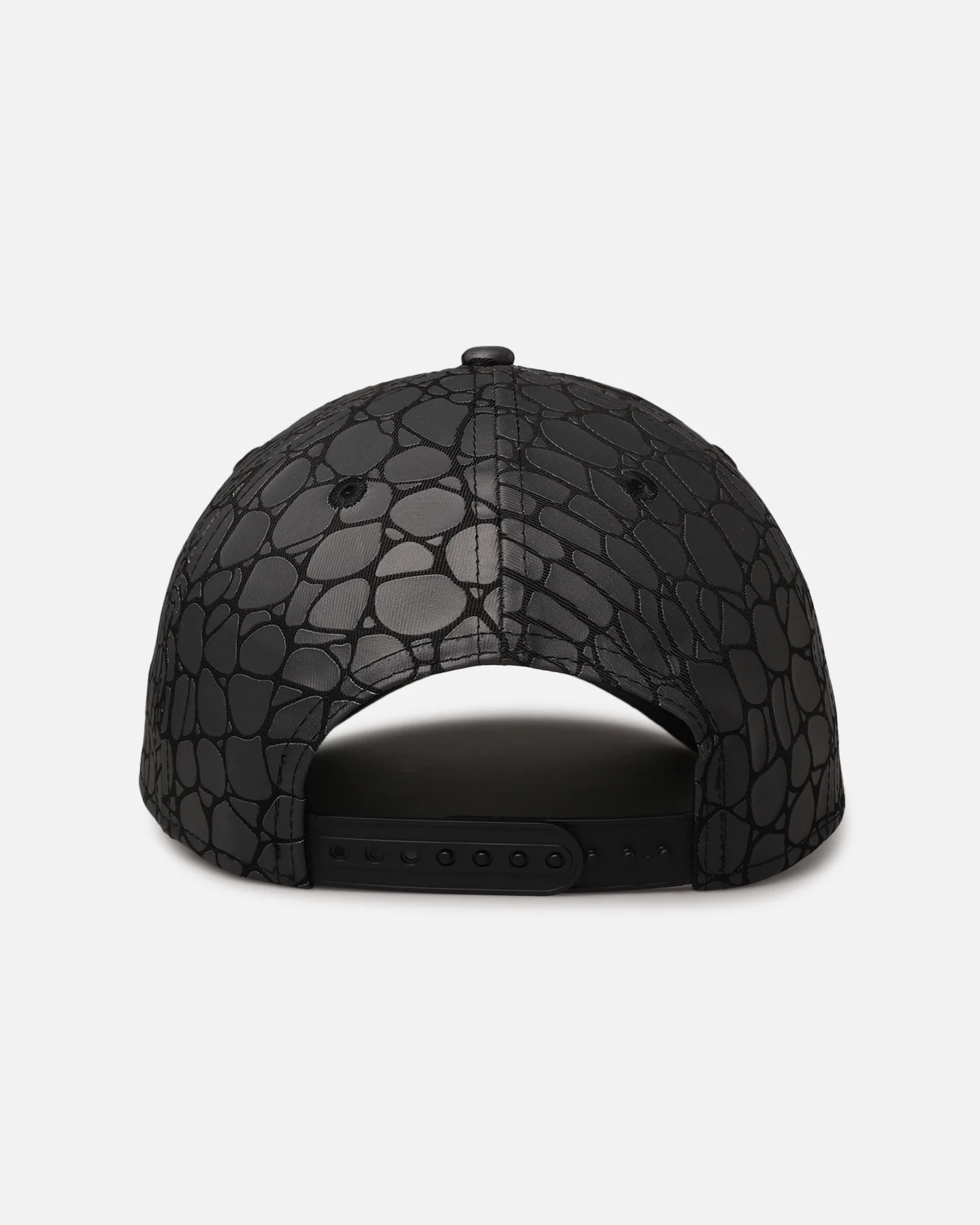 New Era Los Angeles Dodgers 'Croc Skin' 9FORTY A-Frame Snapback Black - Image 2